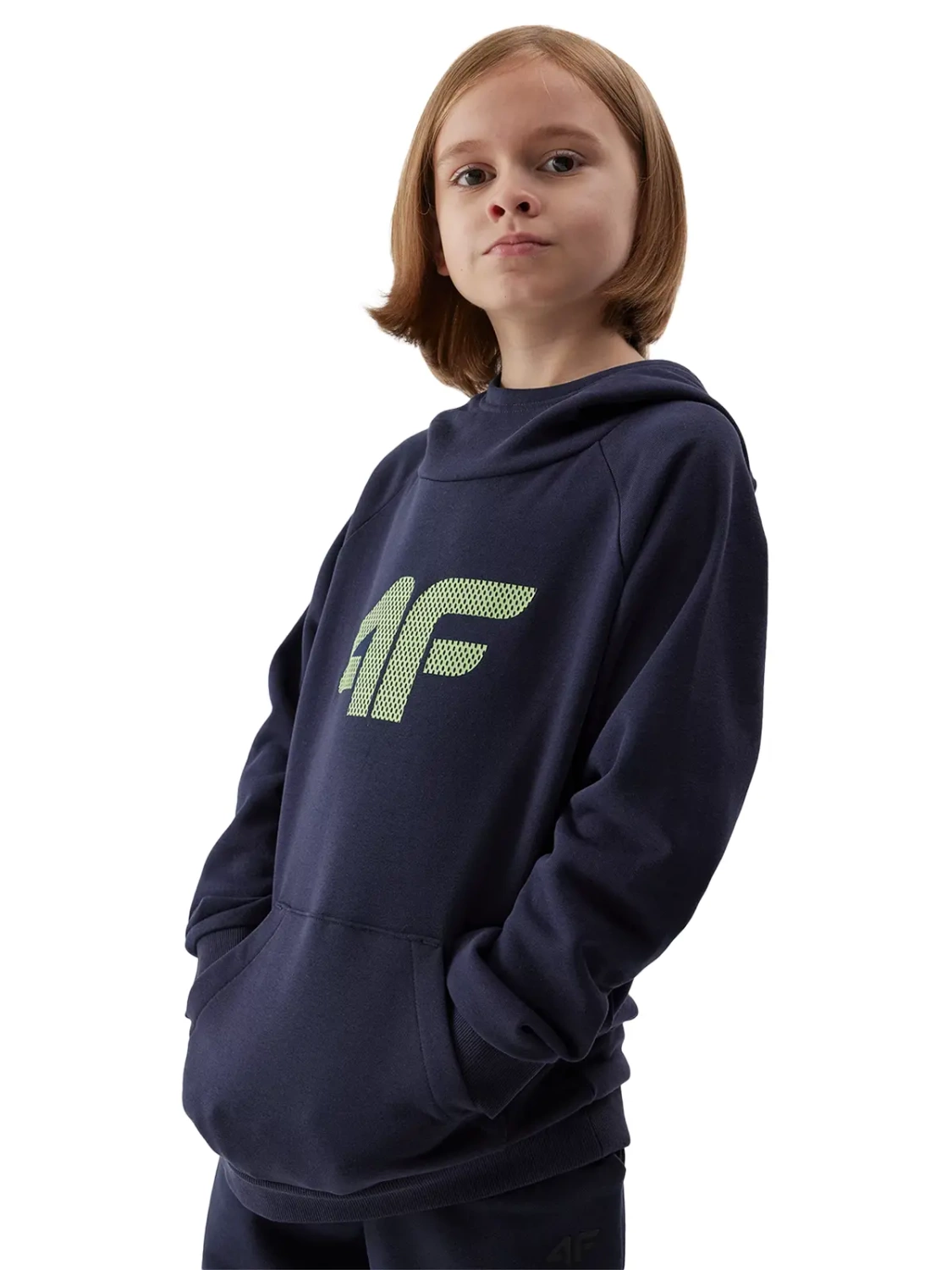 Bluza dziecięca z kapturem 4F 4FJAW23TSWSM626-31S