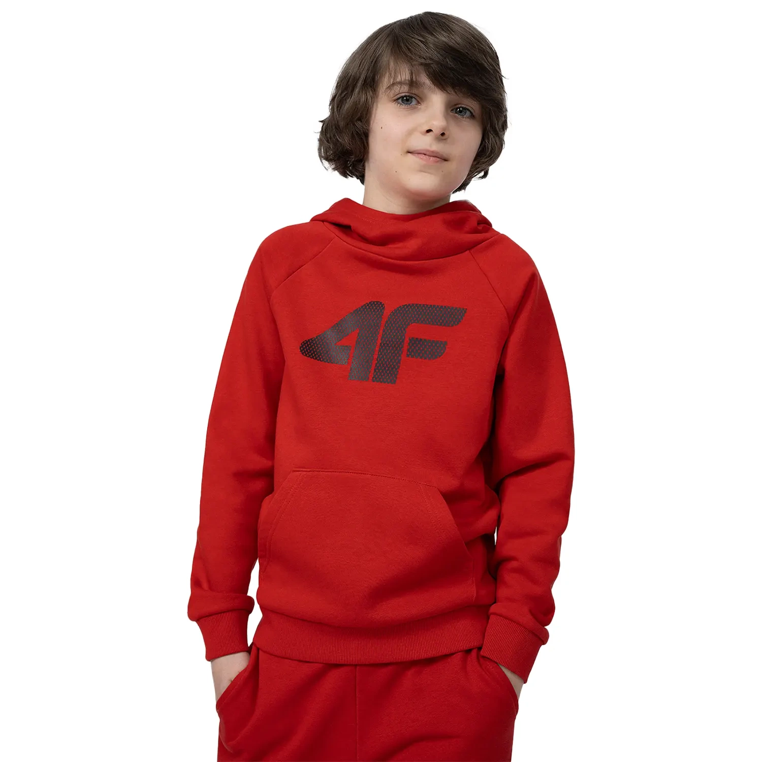 Bluza dziecięca z kapturem 4F 4FJSS23TSWSM220-62S
