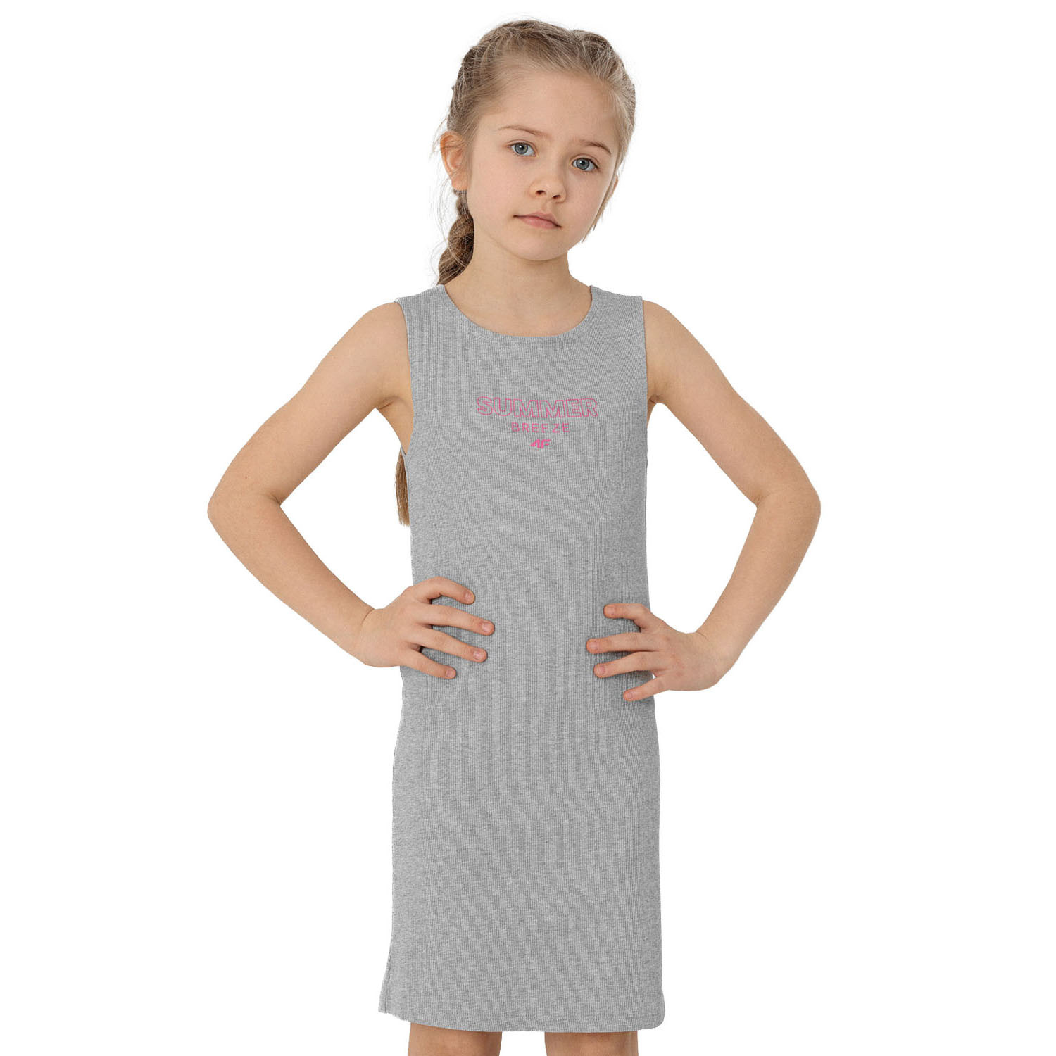 Sukienka dziewczęca 4F JUNIOR HJL22-JSUDD003-27M