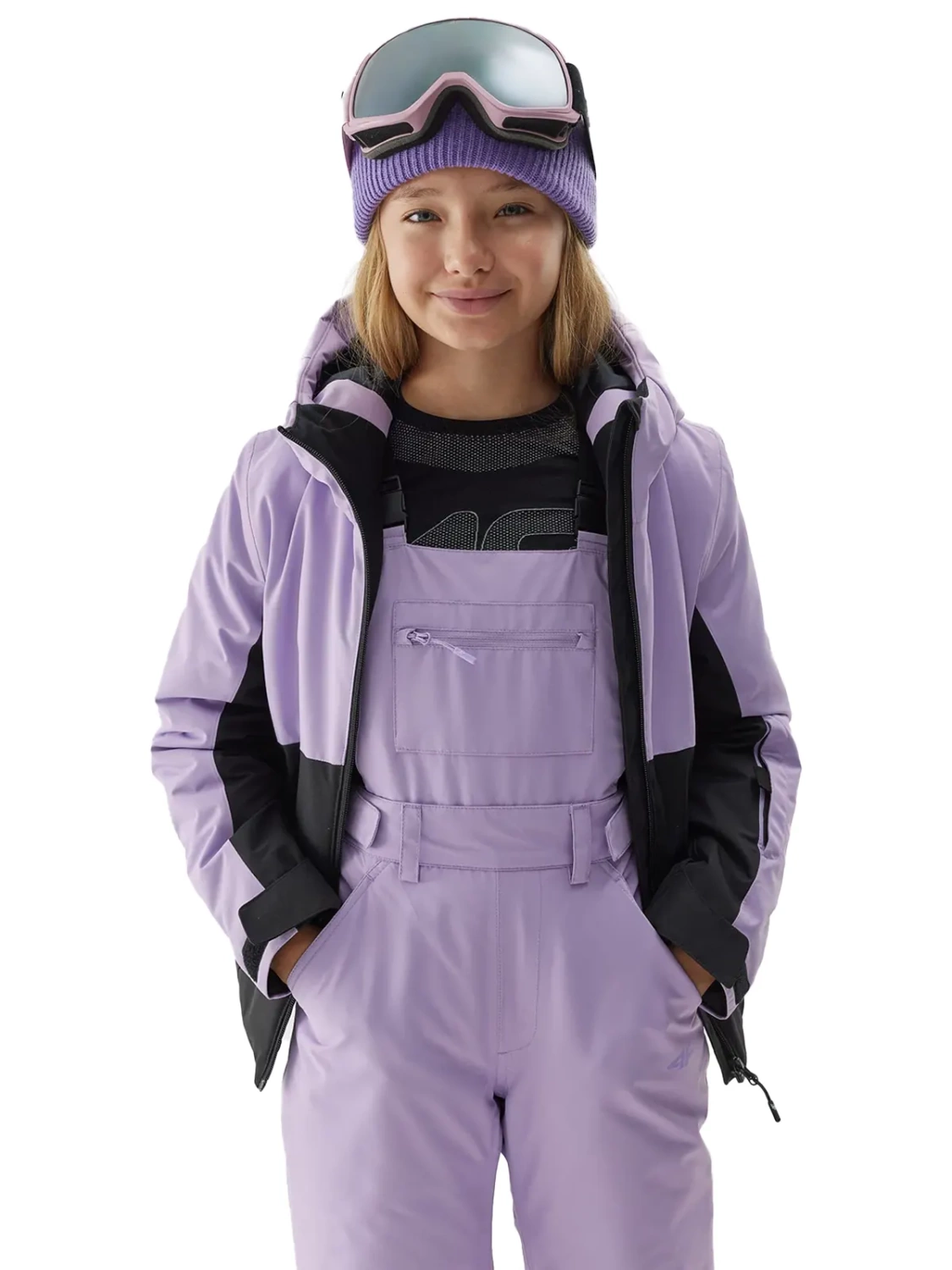 Kurtka dziecięca zimowa narciarska 4F 4FJAW23TTJAF292-52S 