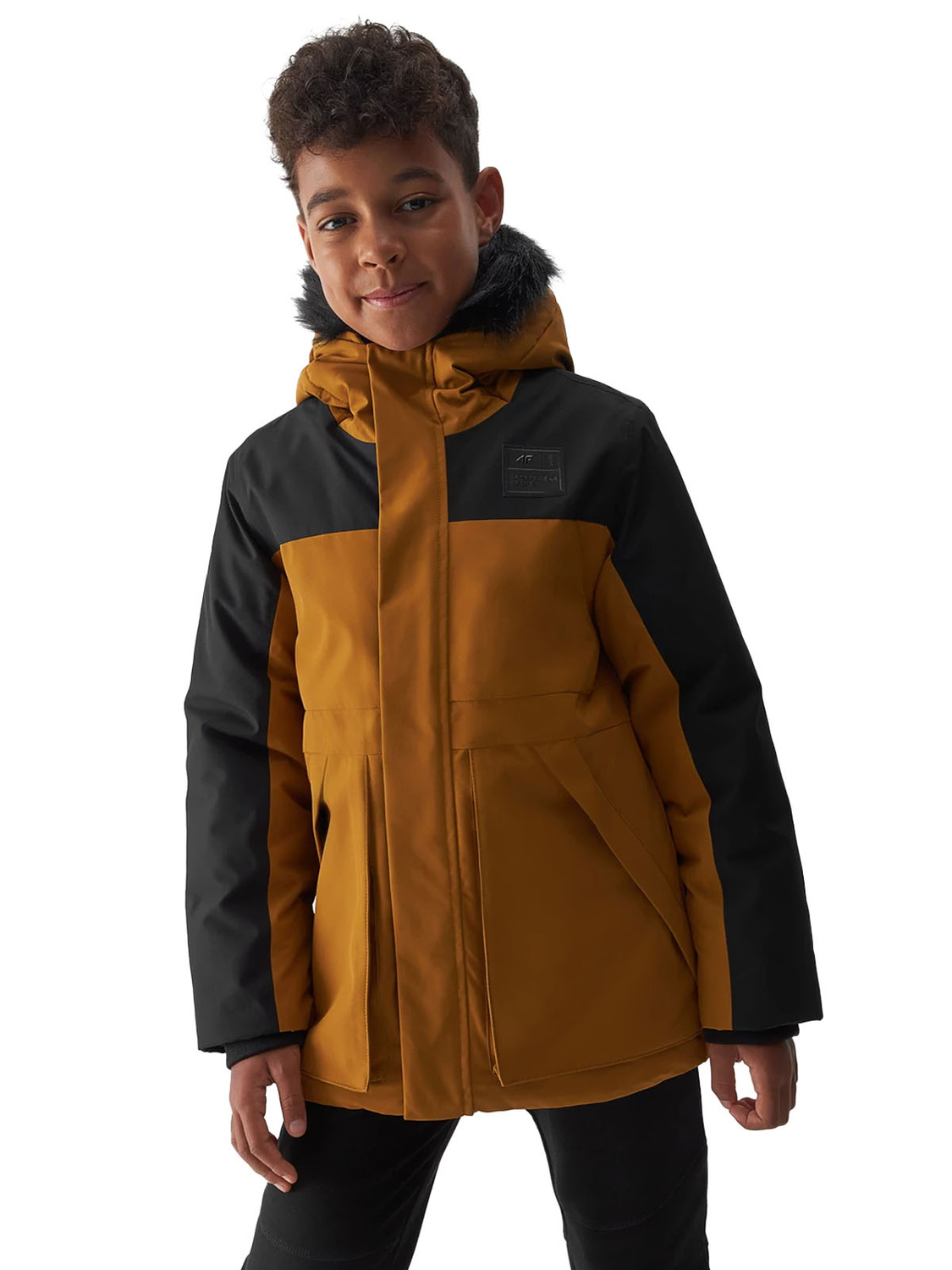 Kurtka dziecięca zimowa 4F 4FJAW23TJACM109-82S 