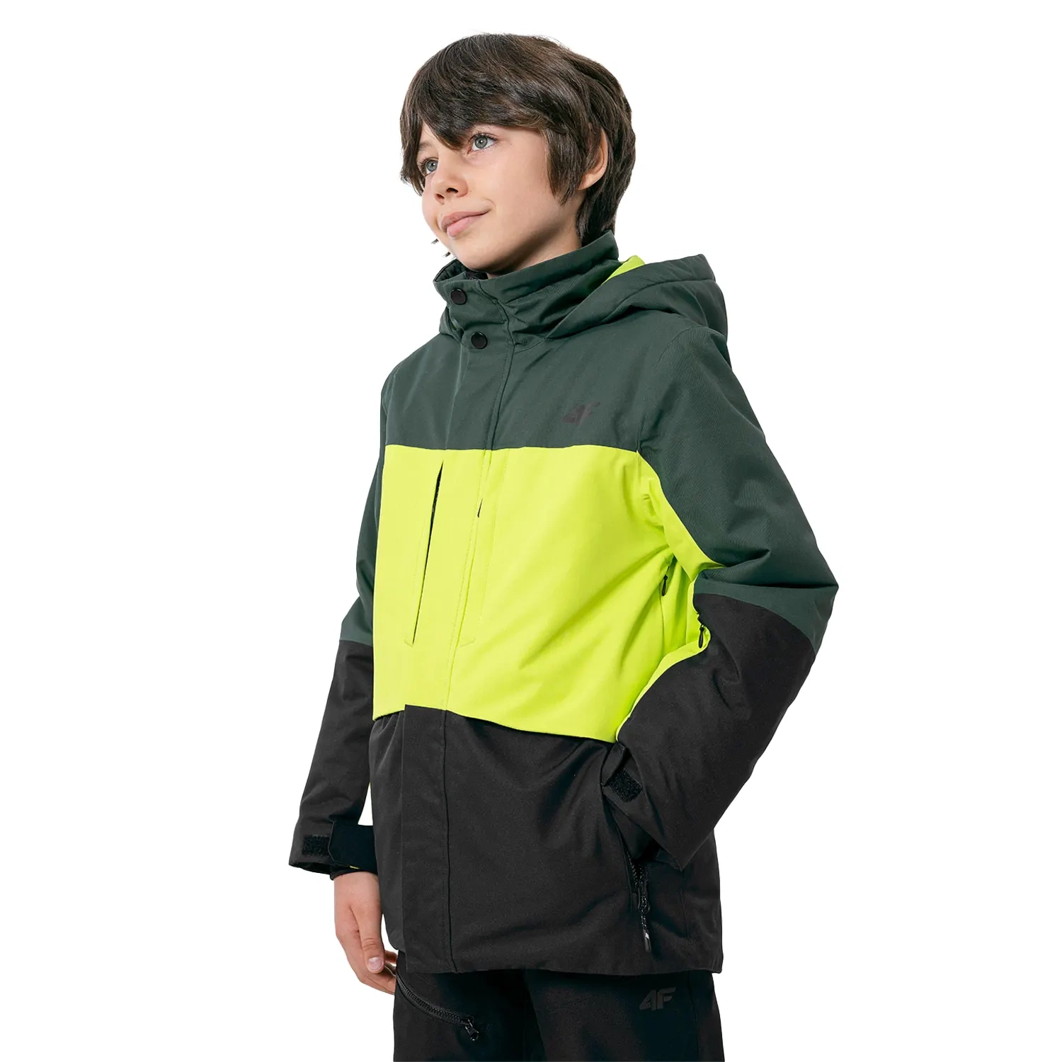 Kurtka dziecięca zimowa narciarska 4F HJZ22-JKUMN004-90S