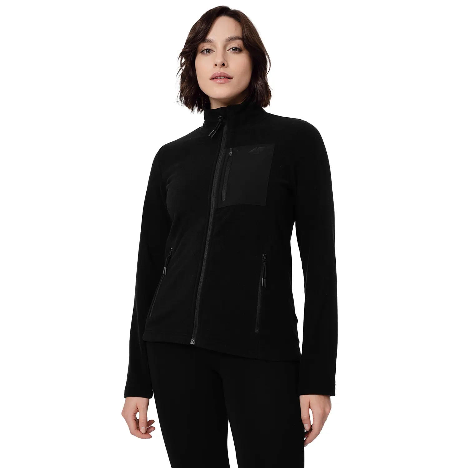 Bluza damska rozpinana polarowa 4F 4FSS23TFLEF077-20S