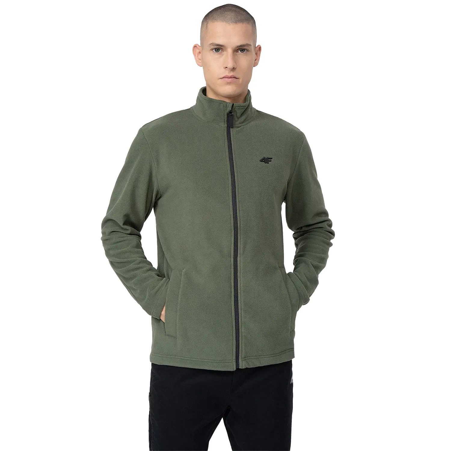 Bluza męska rozpinana polarowa 4F 4FSS23TFLEM052-44S 