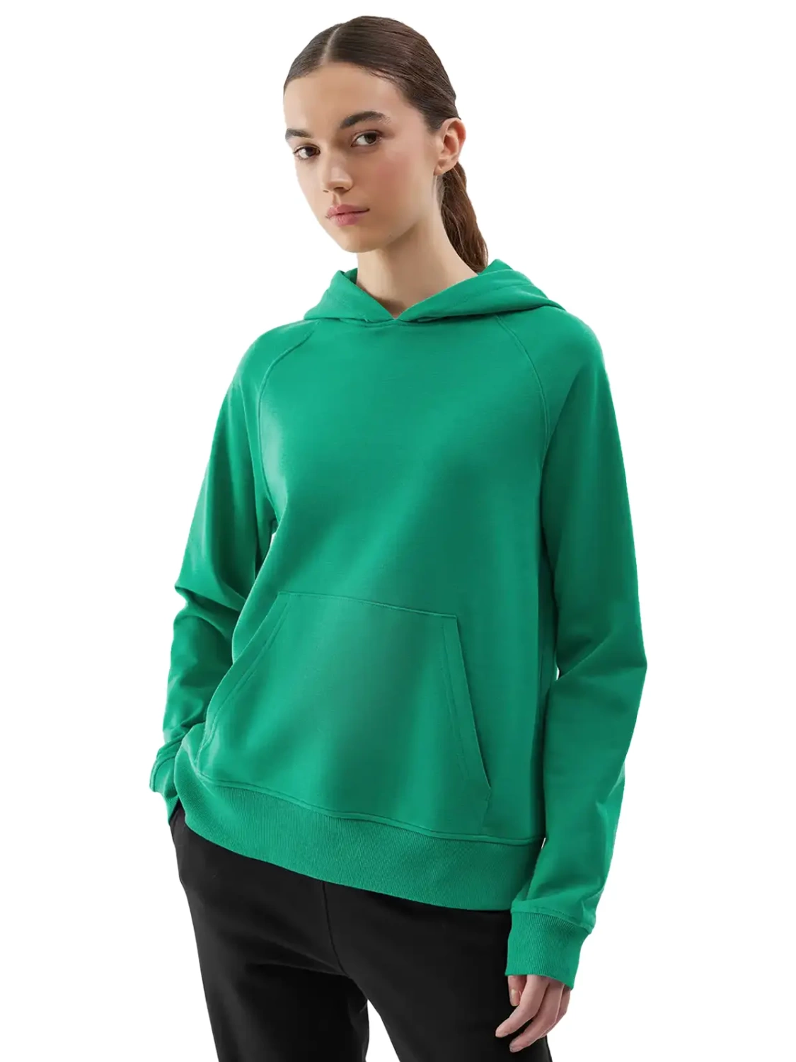 Bluza damska z kapturem 4F 4FWSS24TSWSF0955-41S 