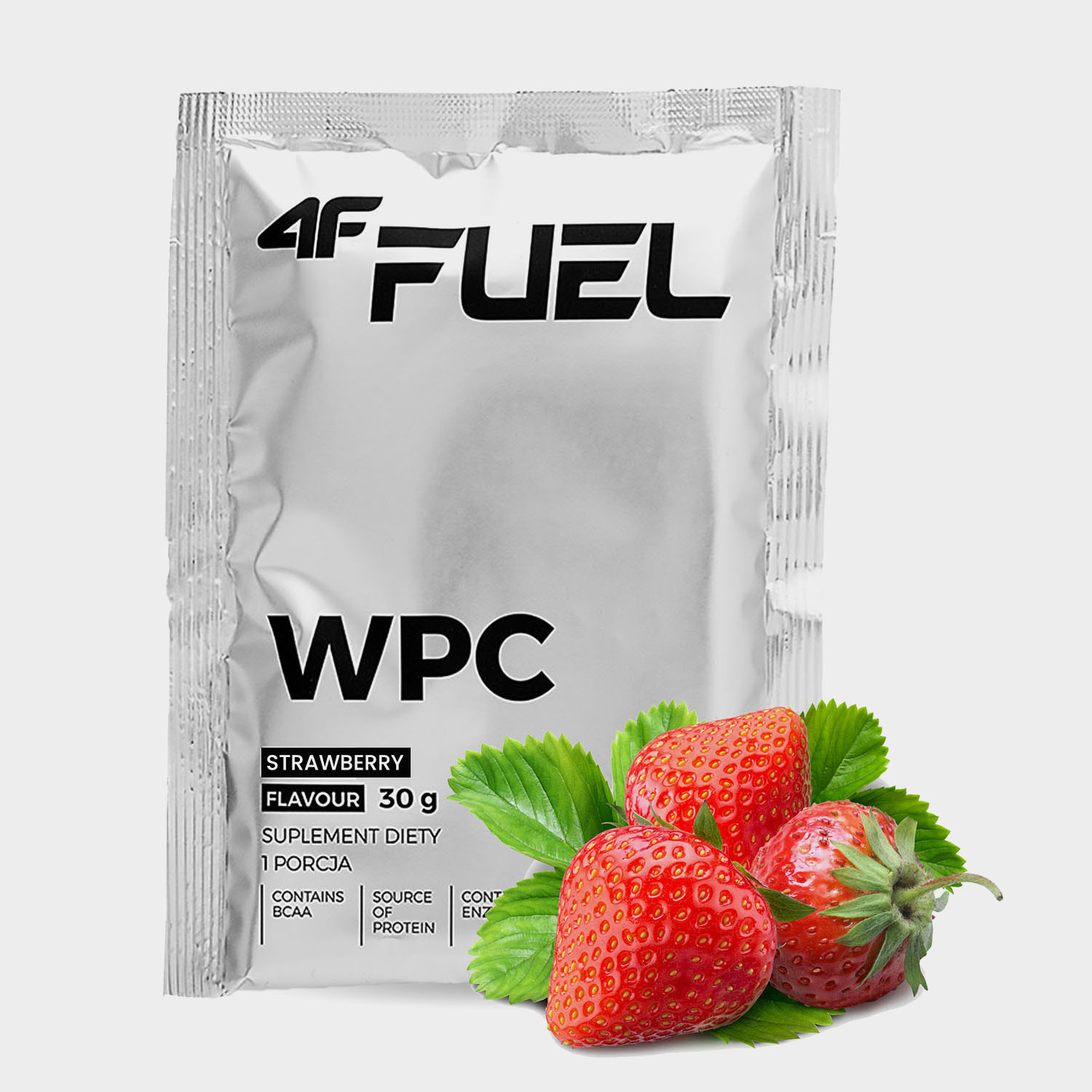 Koncentrat białka serwatkowego 4F FUEL-WPC103 truskawka - 30g