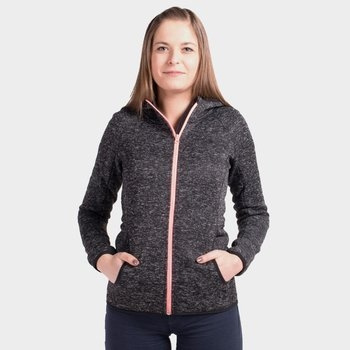 Bluza damska z kapturem rozpinana polarowa 4F H4Z18-PLD002-20M