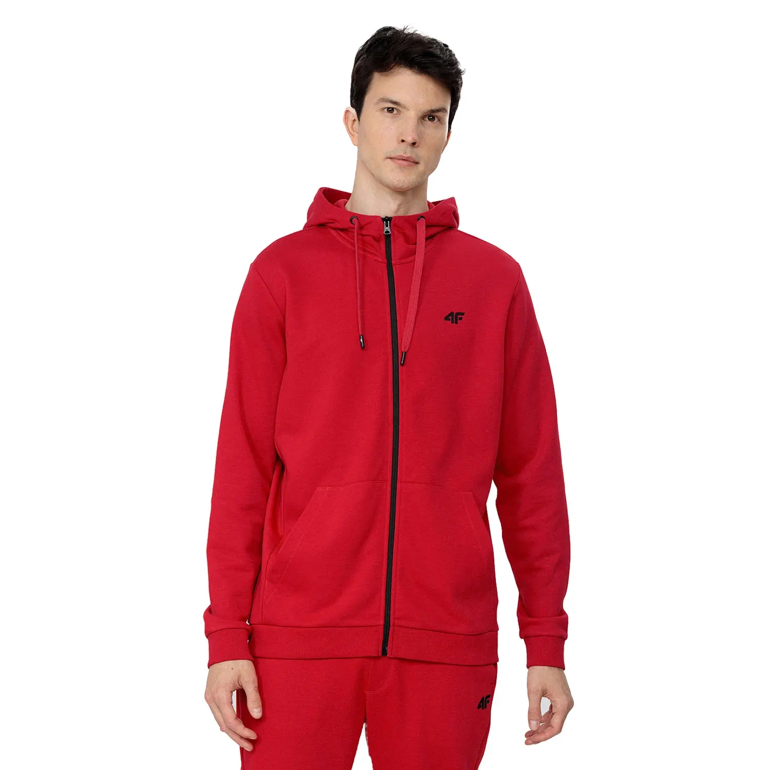 Bluza męska z kapturem rozpinana 4F H4Z22-BLM353-62S