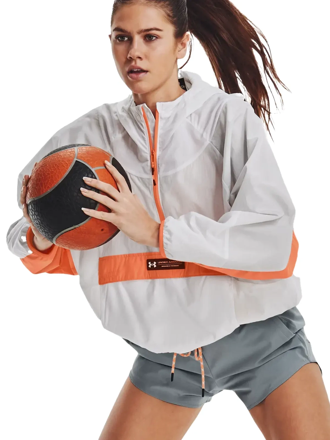 Kurtka damska wiatrówka Under Armour Rush Woven 1376920-100