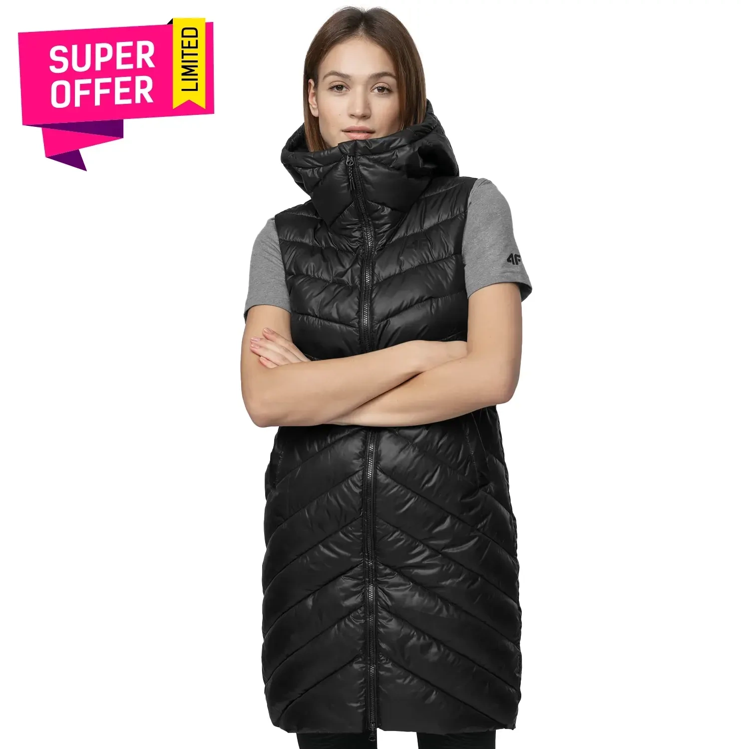 Kurtka damska bezrękawnik 4F 4FAW22TDJAF174-20S