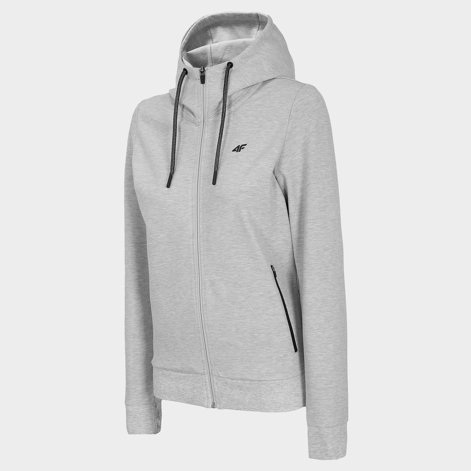 Bluza damska z kapturem rozpinana 4F H4L20-BLD005-27M