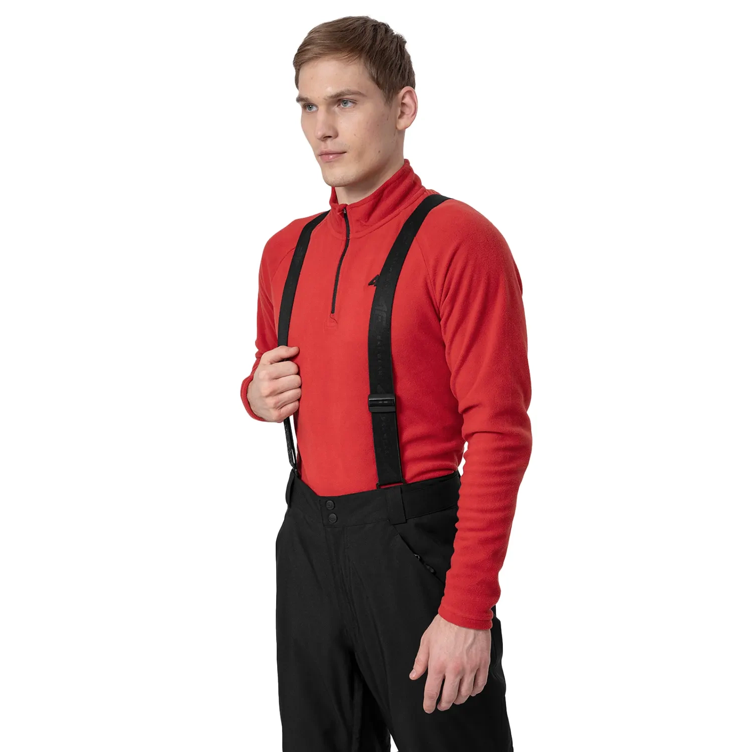 Bluza męska z kapturem rozpinana polarowa 4F H4Z22-BIMP010-62S