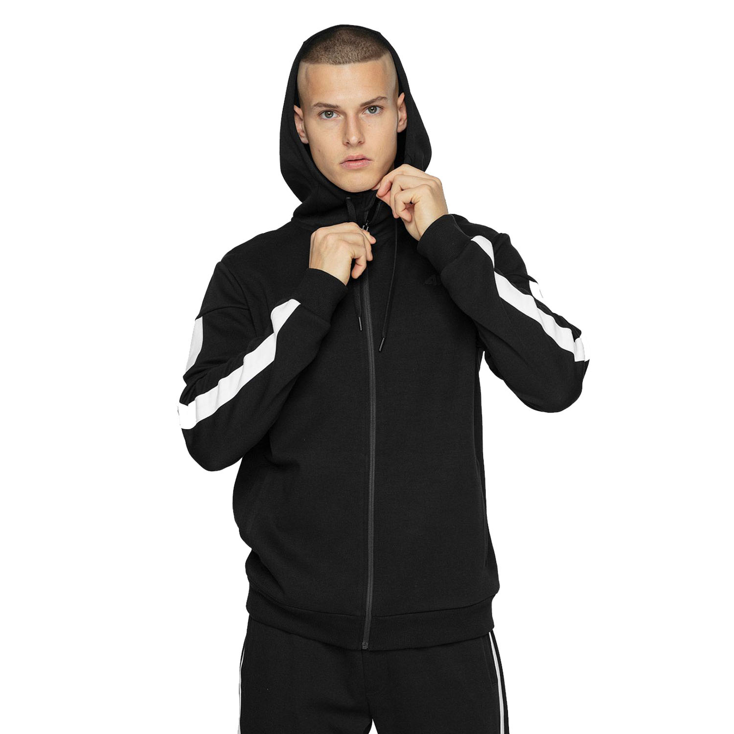 Bluza męska z kapturem rozpinana 4F H4Z21-BLM014-20S