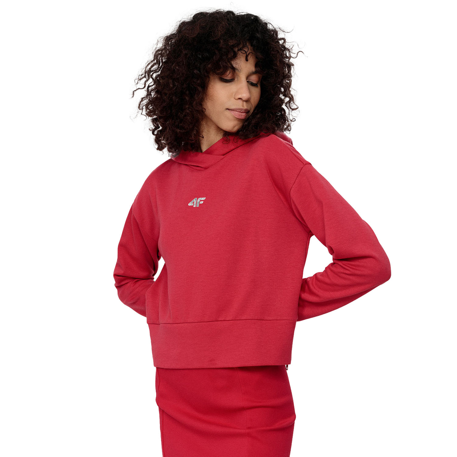 Bluza damska z kapturem 4F H4L22-BLD017-62S