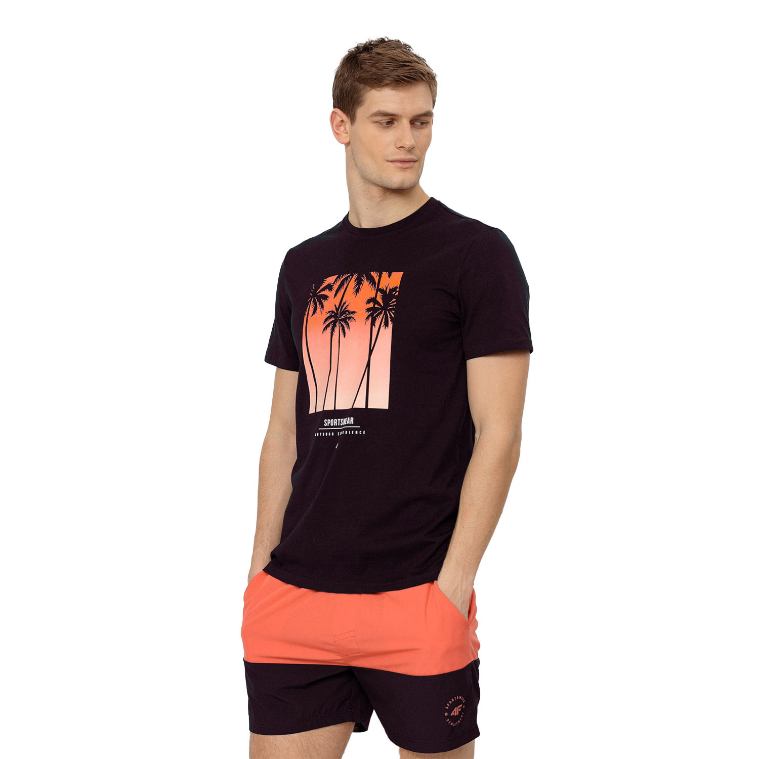 Koszulka męska 4F H4L22-TSM046-30S