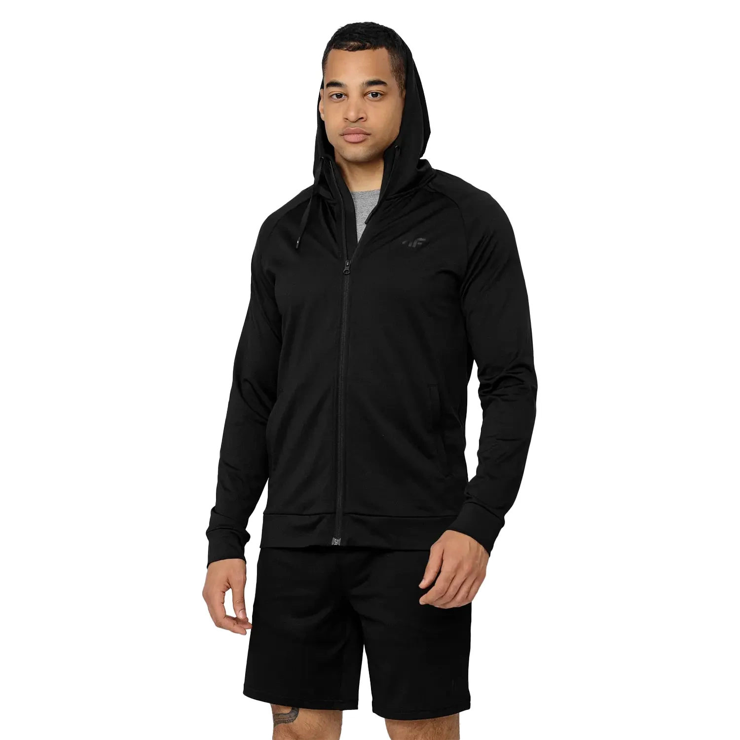 Bluza męska z kapturem rozpinana 4F H4Z22-BLMF350-20S