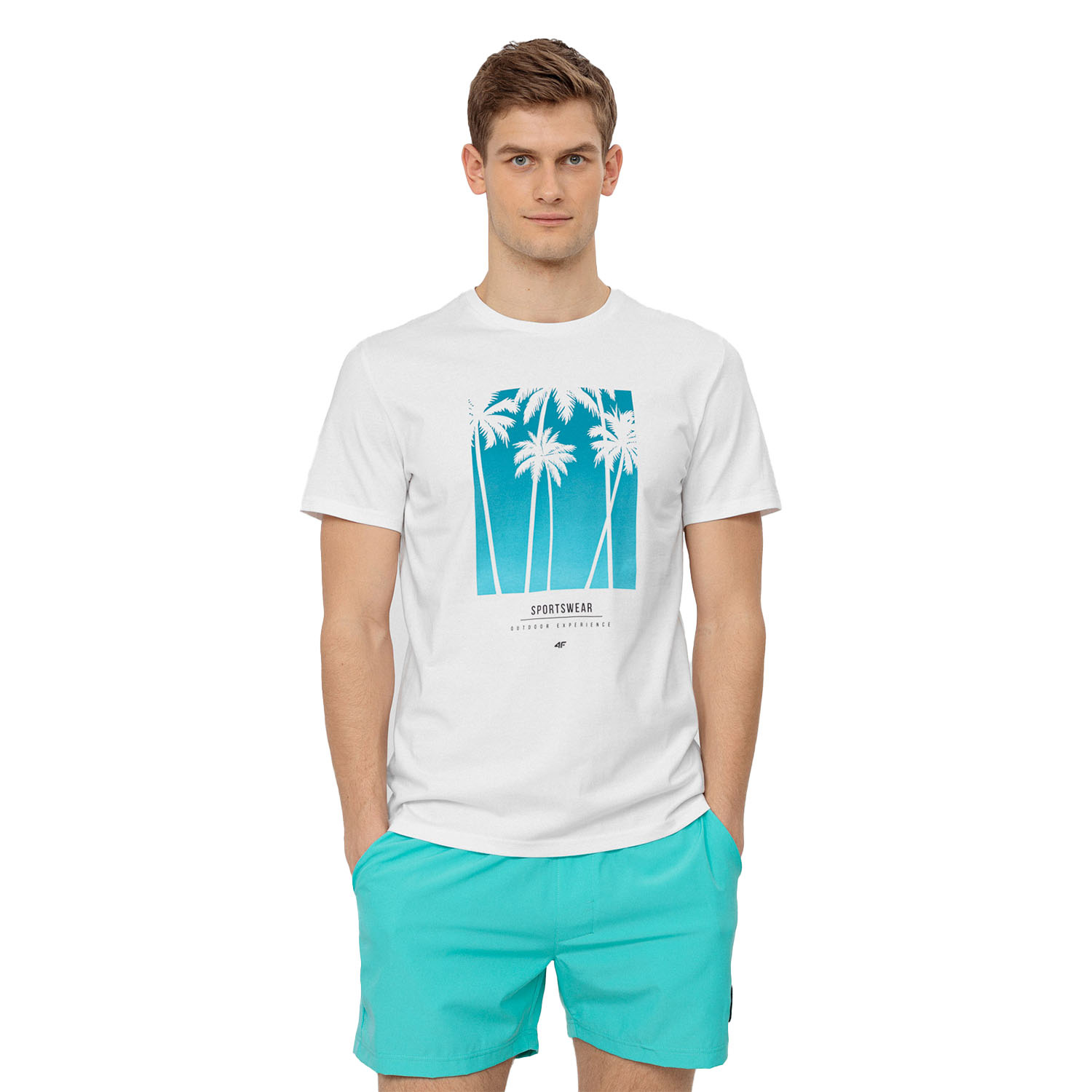 Koszulka męska 4F H4L22-TSM046-10S