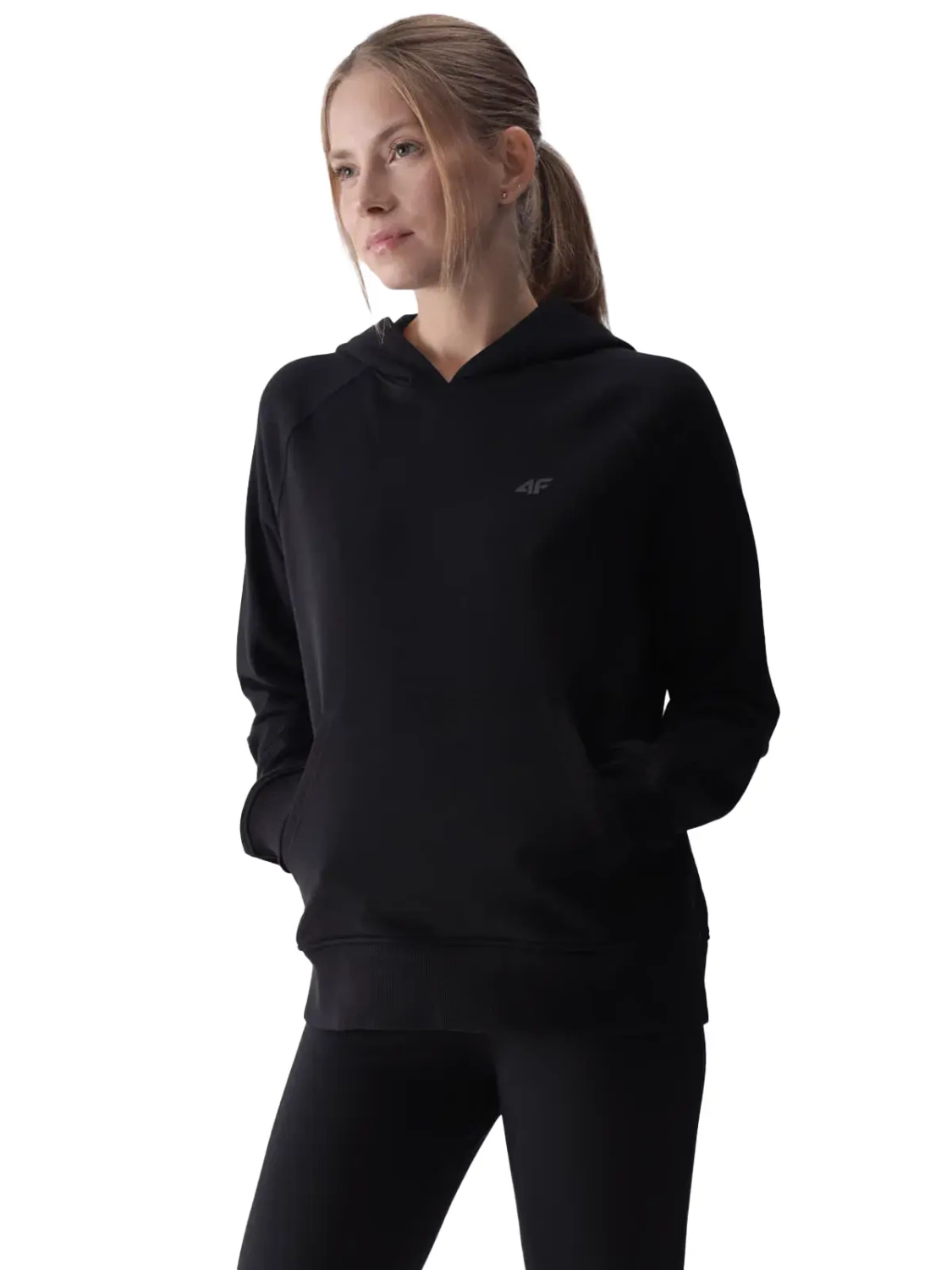 Bluza damska z kapturem 4F 4FWMM00TSWSF1468-20S