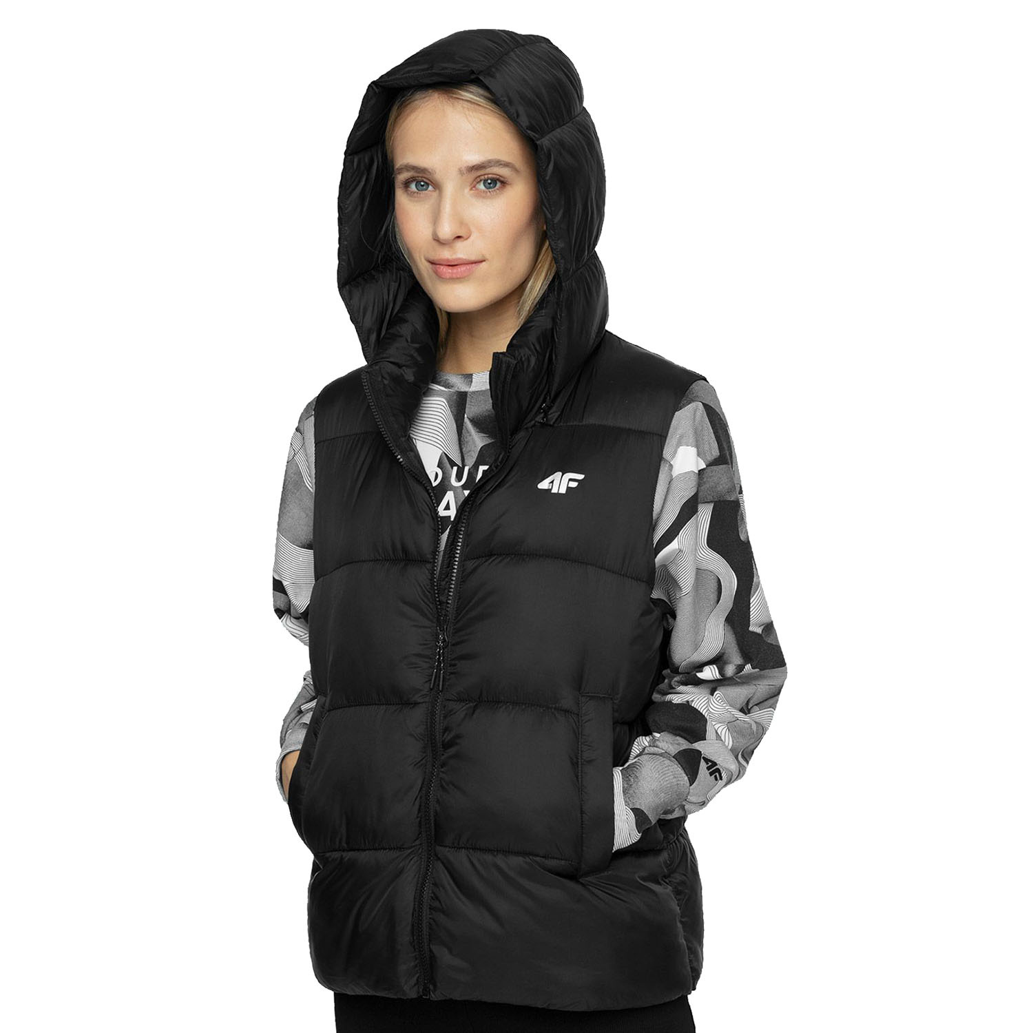 Kurtka damska bezrękawnik 4F H4Z21-KUDP001A-20S