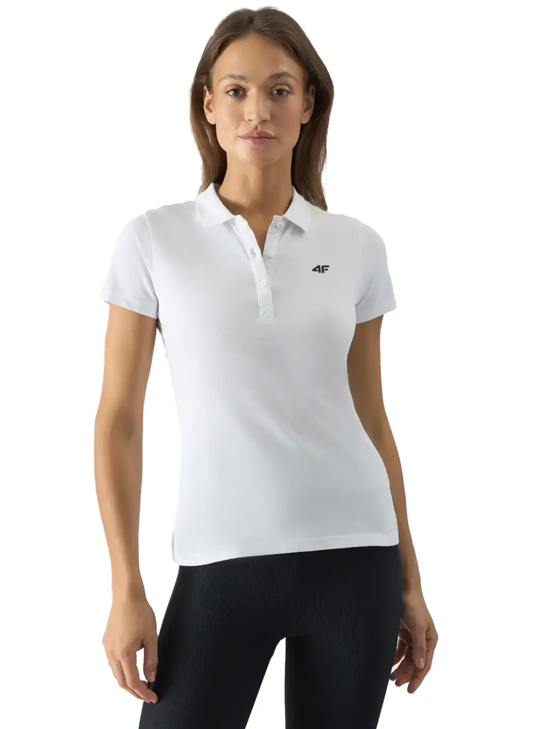 Koszulka damska polo 4F 4FWSS24TPTSF132-10S