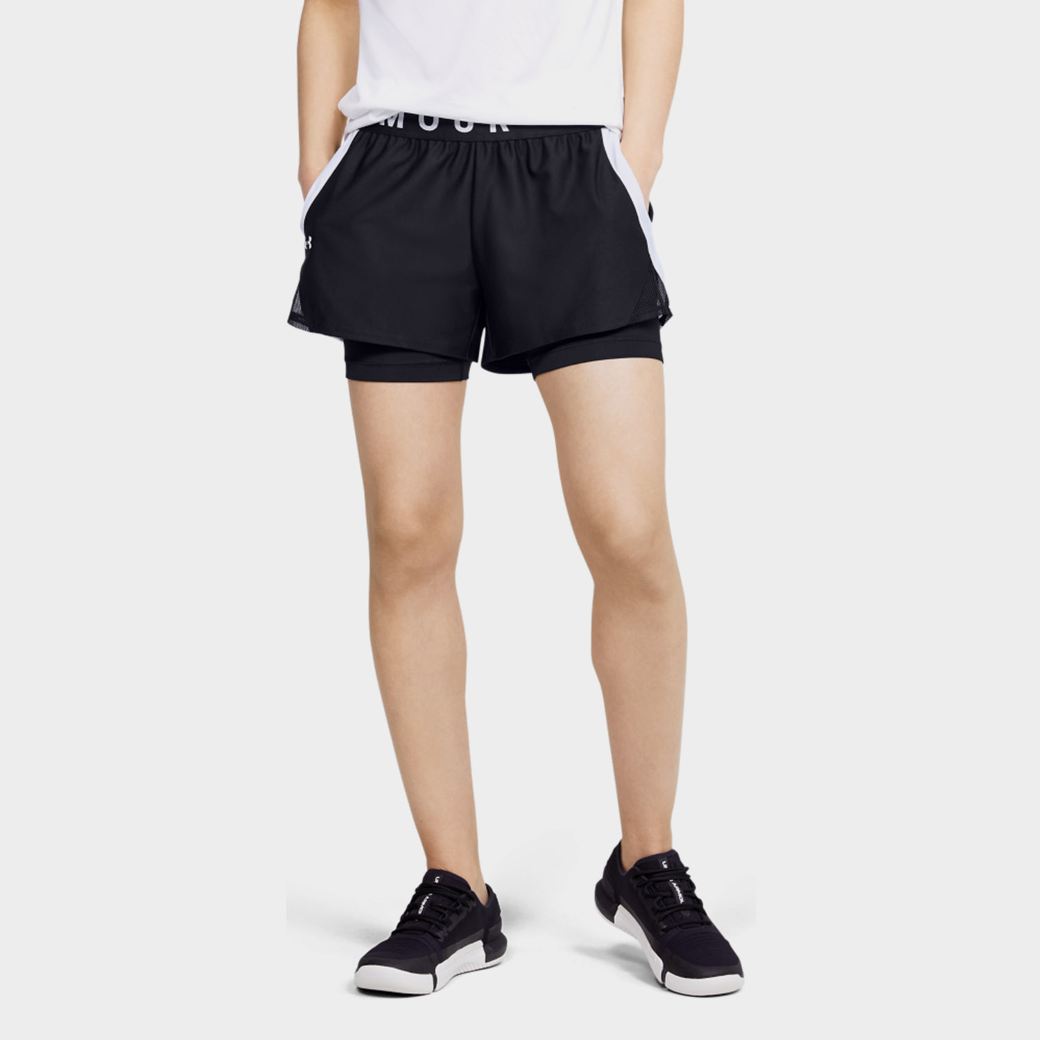 Spodenki damskie Under Armour 2-in-1 1351981-001