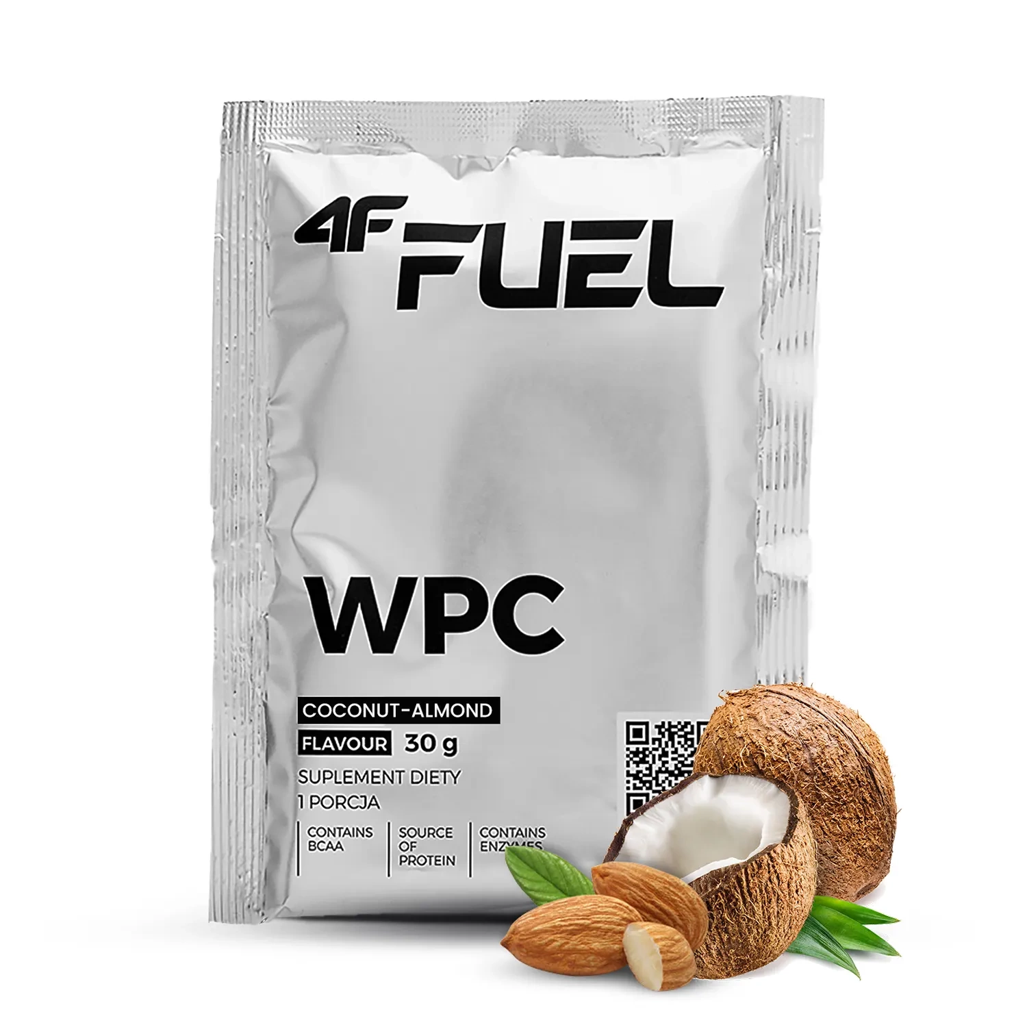 Koncentrat białka serwatkowego 4F FUEL-WPC105 kokos-migdał - 30g