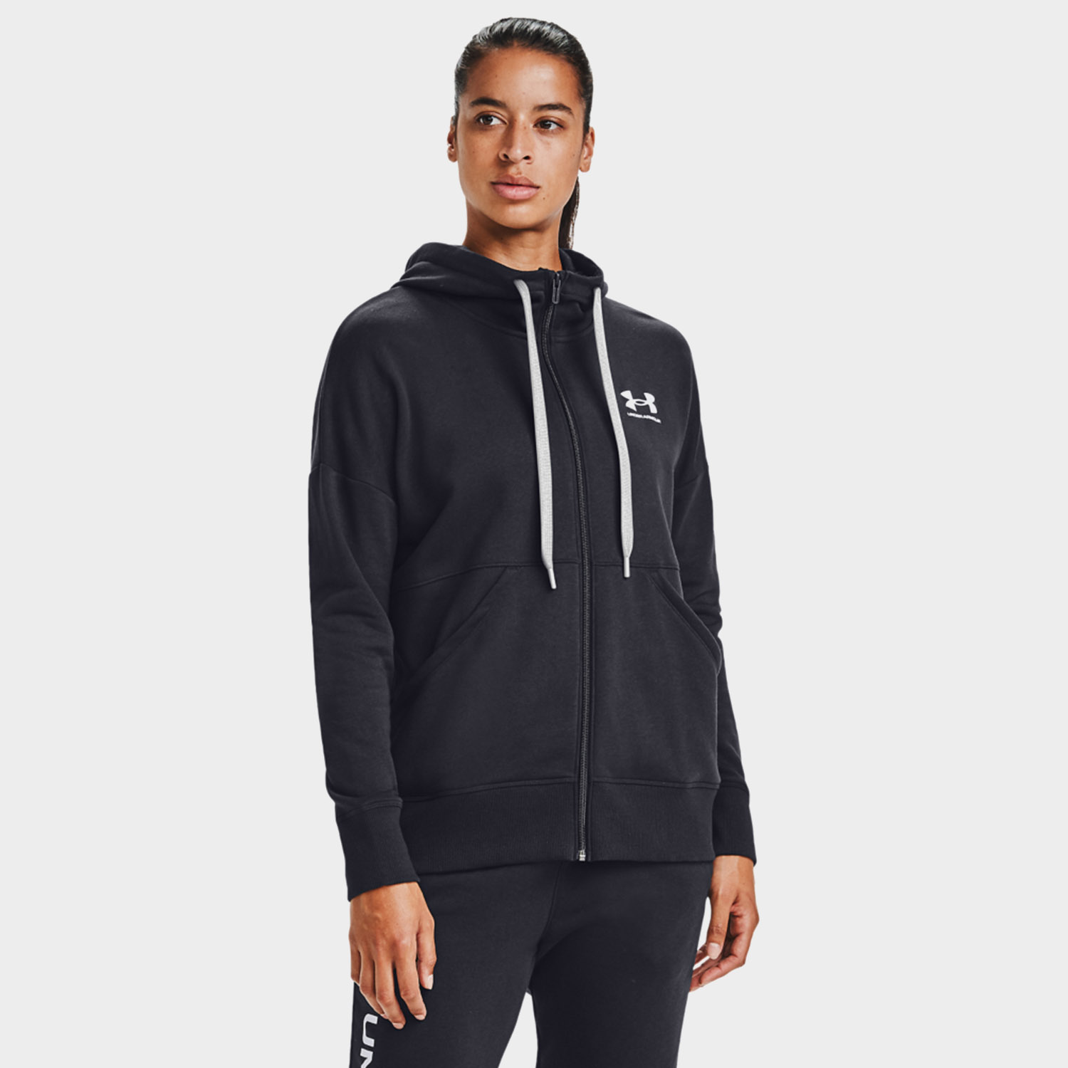 Bluza damska z kapturem rozpinana Under Armour 1356400-001