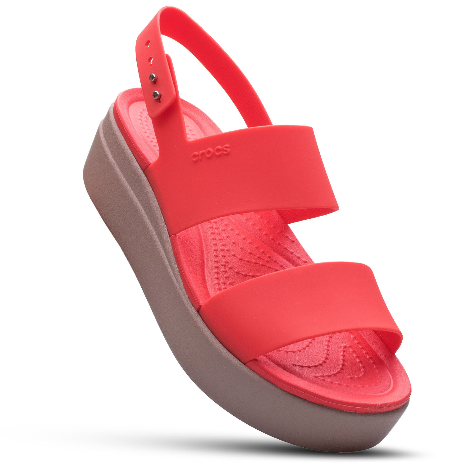 Sandały damskie Crocs Brooklyn Low Wedge 206453-6SQ