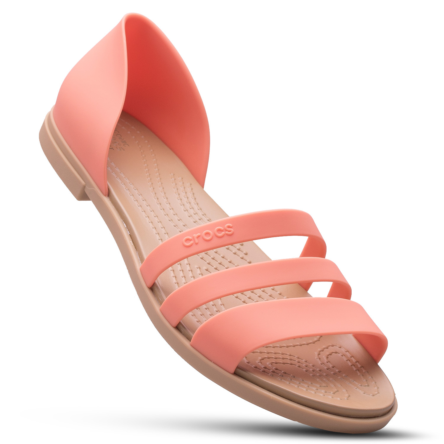 Sandały Crocs Tulum Open Flat W 206109-82R