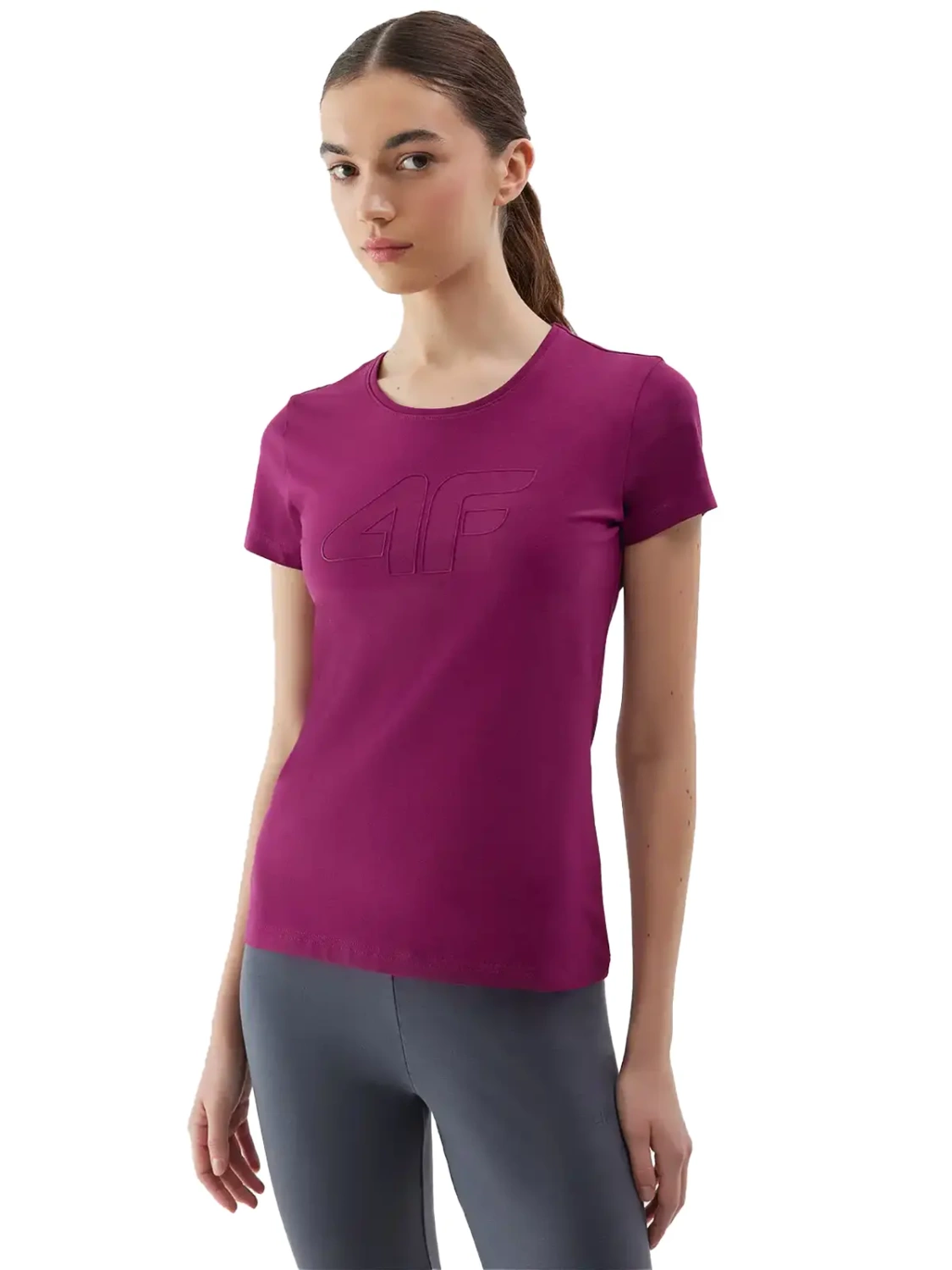 Koszulka damska 4F 4FWSS24TTSHF1163-51S 