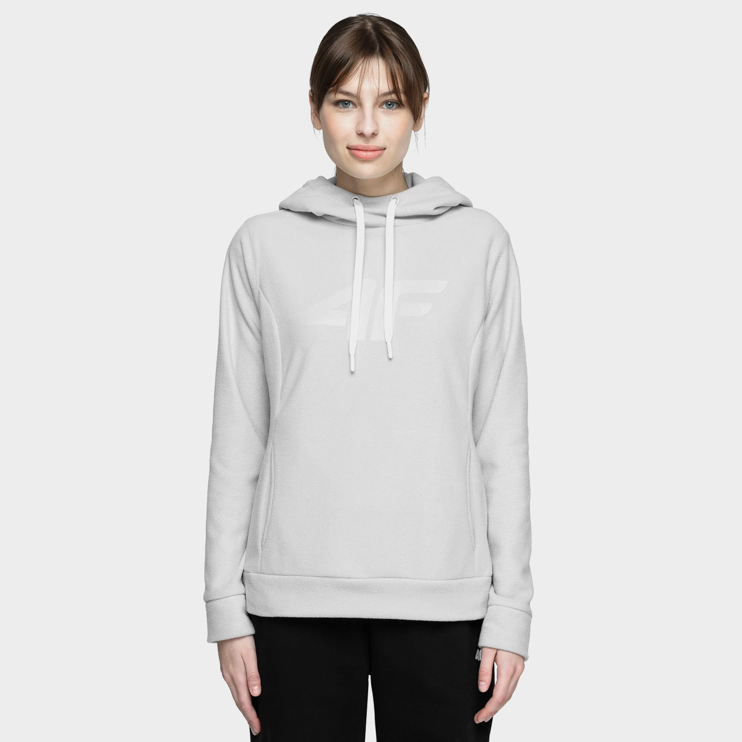 Bluza damska z kapturem polarowa 4F NOSH4-PLD003-25S