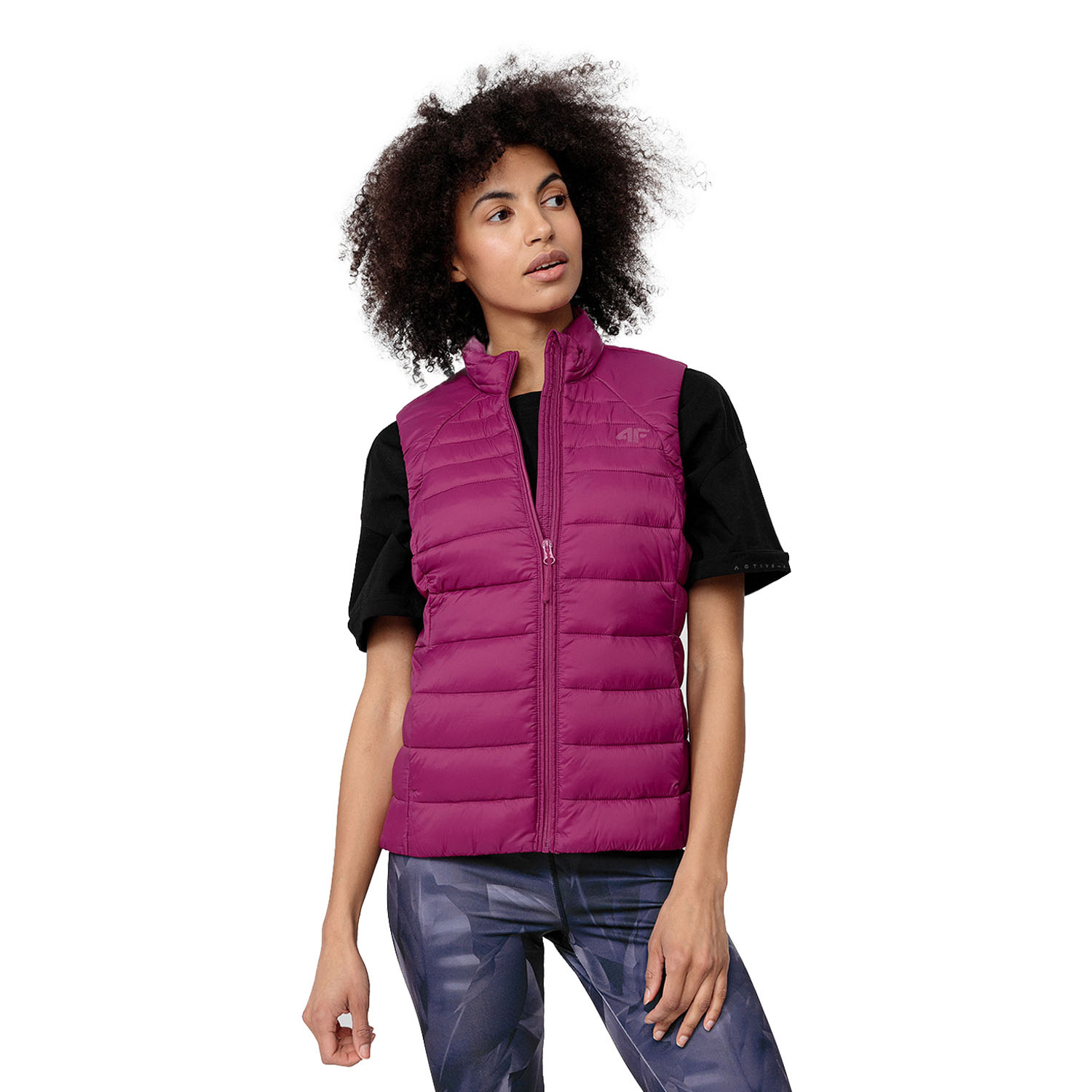 Kurtka damska puchowa bezrękawnik 4F H4L22-KUDP001-53S