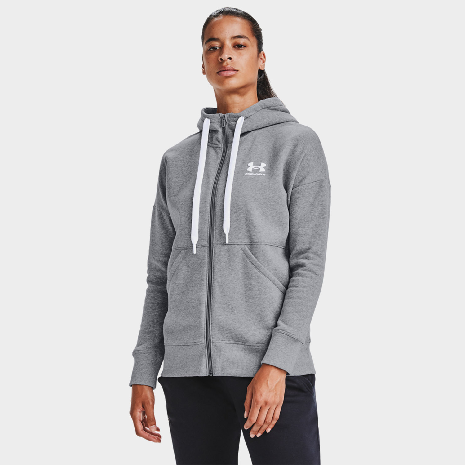 Bluza damska z kapturem rozpinana Under Armour 1356400-035