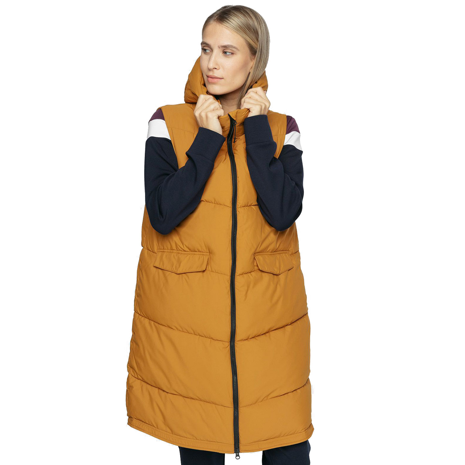 Kurtka damska bezrękawnik 4F H4Z21-KUDP004-82S