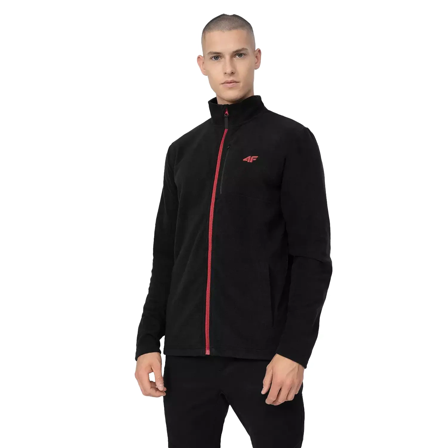 Bluza męska rozpinana polarowa 4F 4FSS23TFLEM054-21S