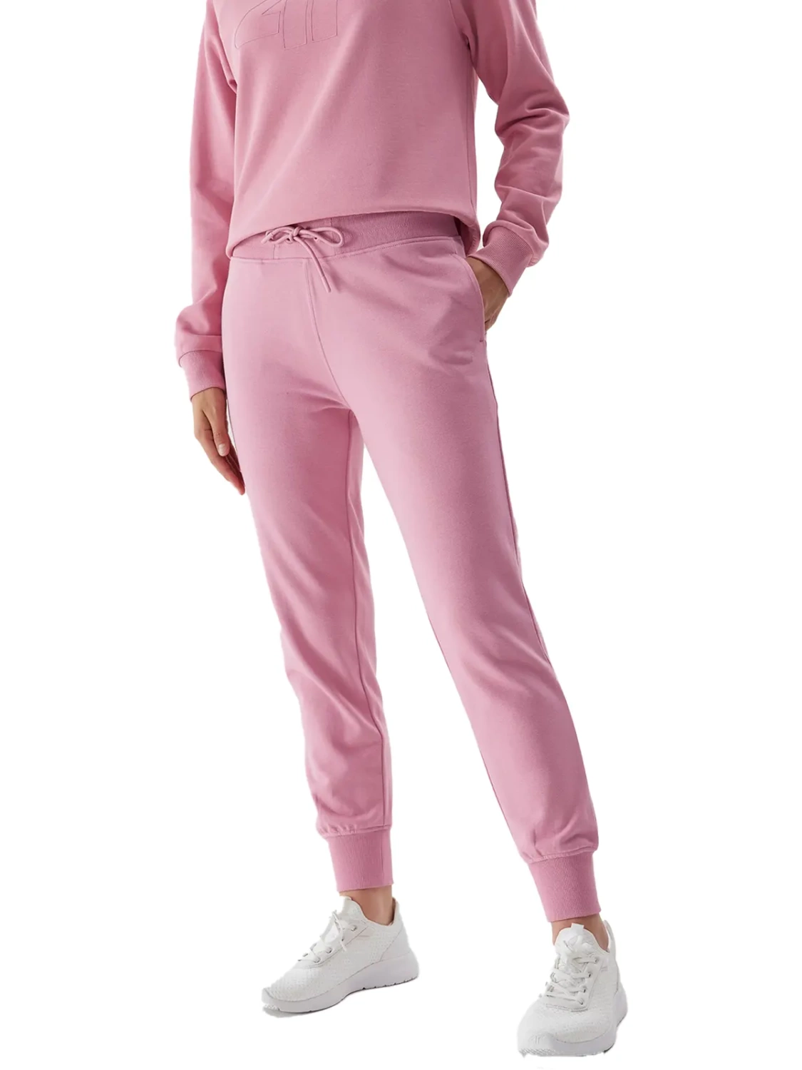 Spodnie dresowe damskie  4F 4FAW23TTROF474-56S 