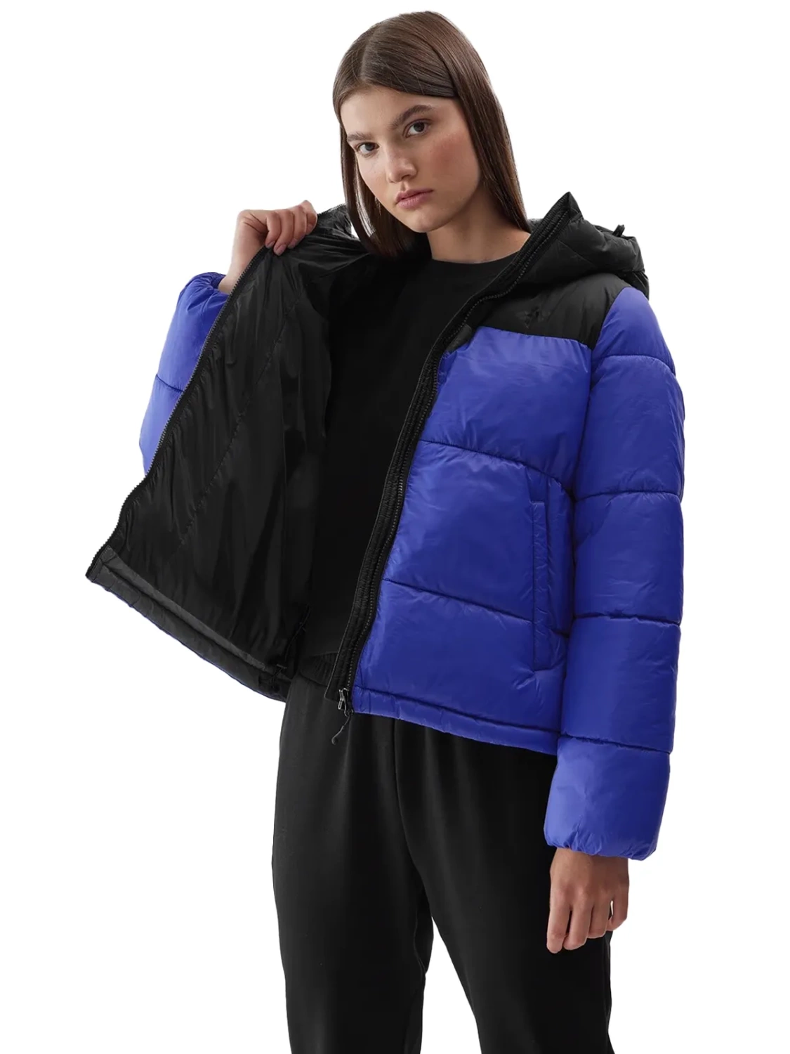 Kurtka damska zimowa puchowa 4F 4FAW23TDJAF230-36S 