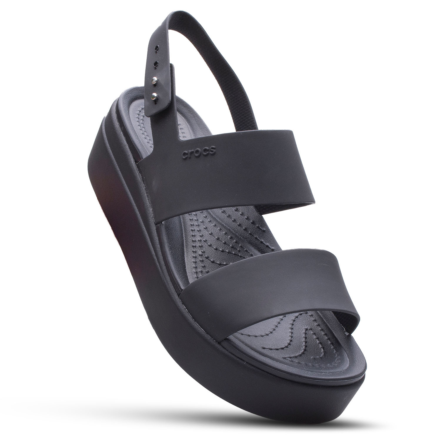 Sandały damskie Crocs Brooklyn Low Wedge 206453-060