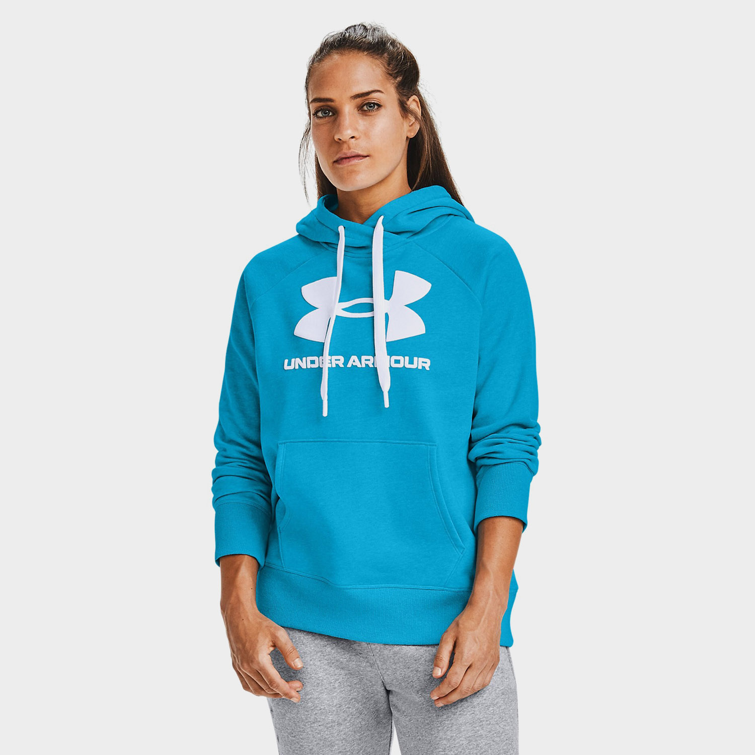 Bluza damska z kapturem Under Armour RIVAL FLEECE 1356318-419