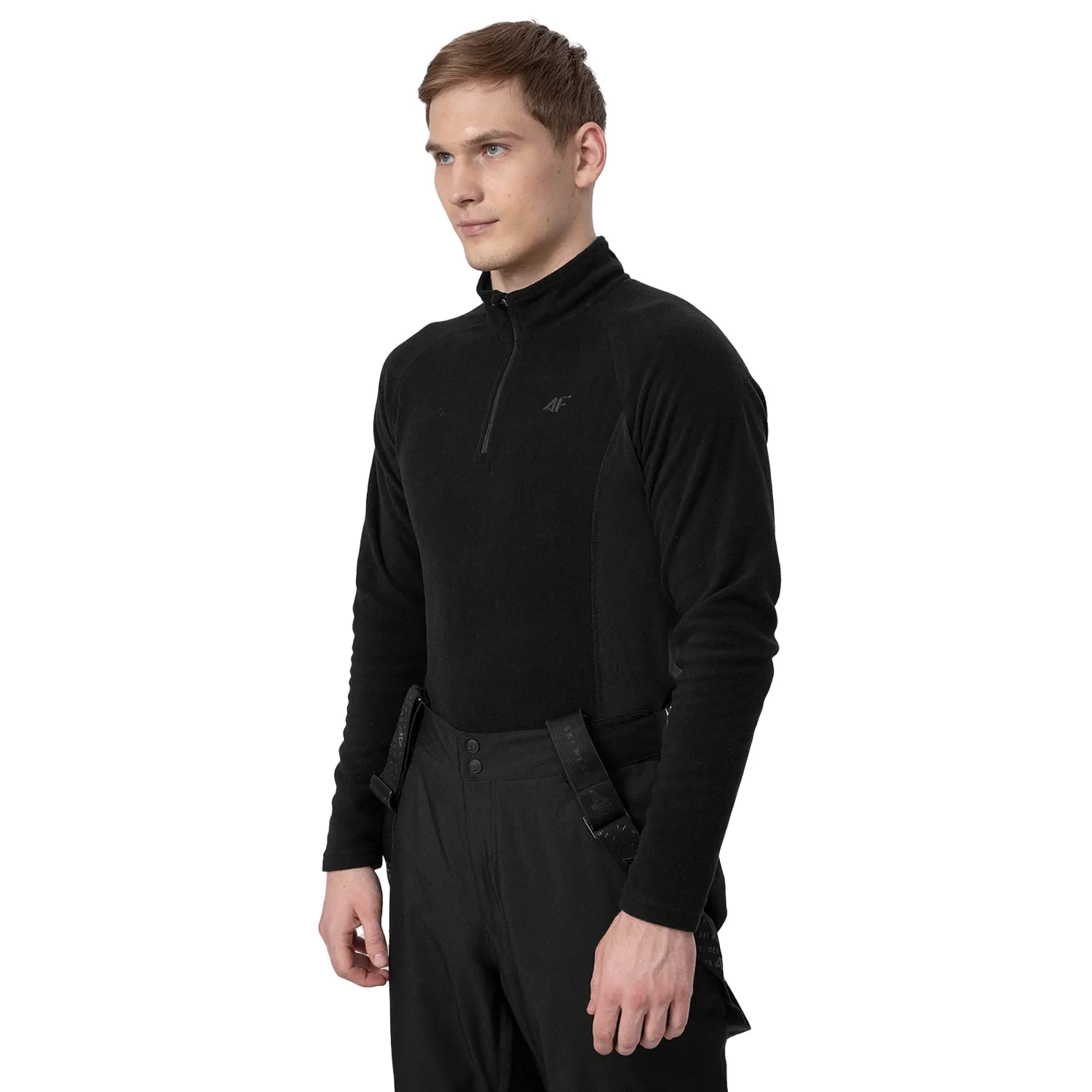 Bluza męska z kapturem rozpinana polarowa 4F H4Z22-BIMP011-20S