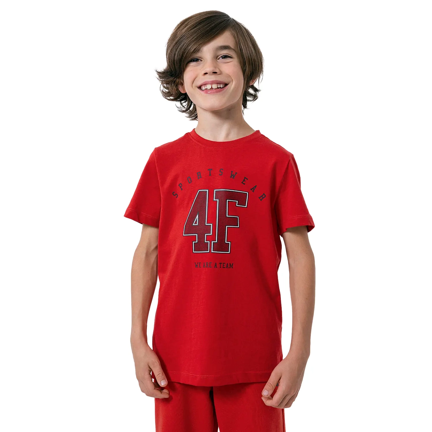 Koszulka dziecięca 4F HJZ22-JTSM008-62S