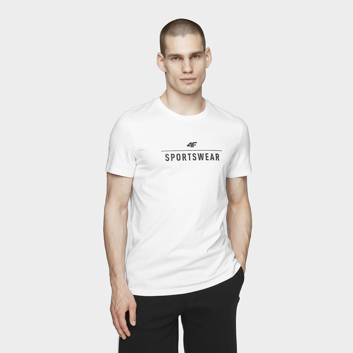Koszulka męska 4F NOSH4-TSM005-10S