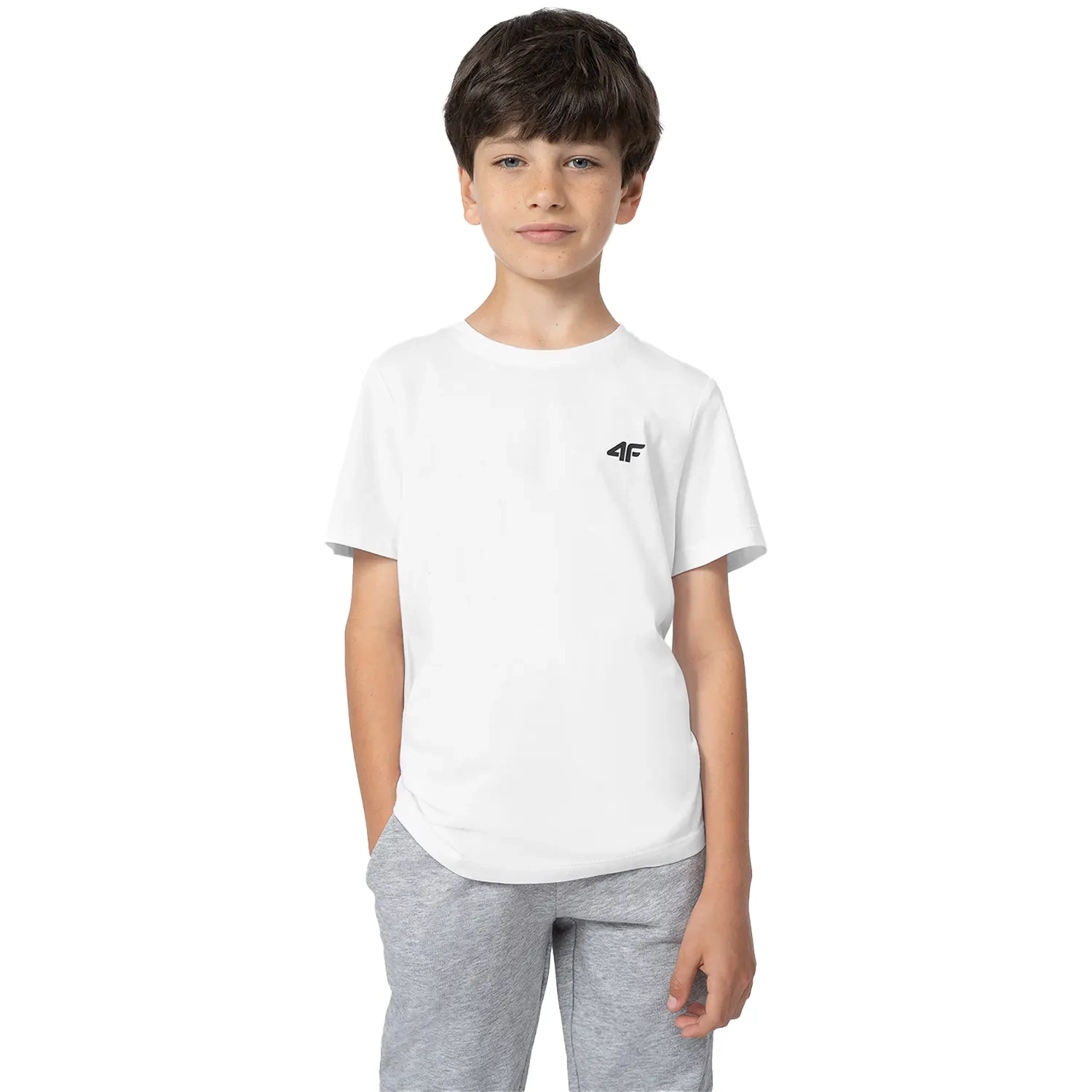 Koszulka dziecięca 4F 4FJSS23TTSHM291-10S