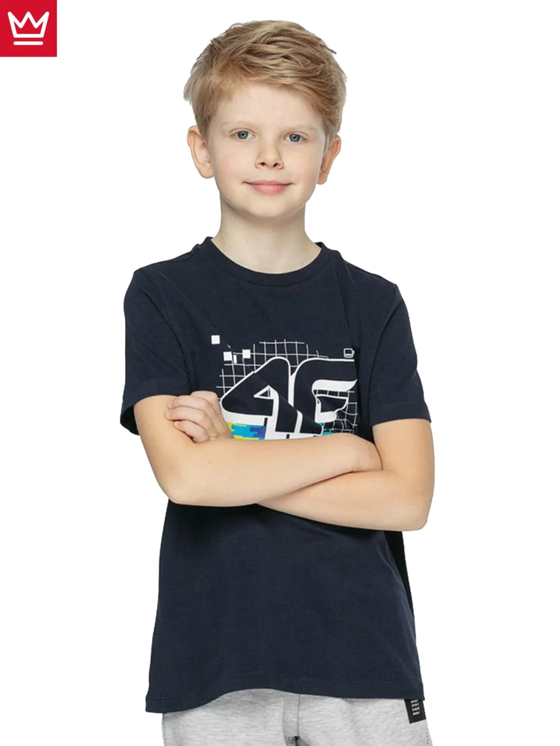 Koszulka dziecięca 4F 4FJWAW24TTSHM2443-20S