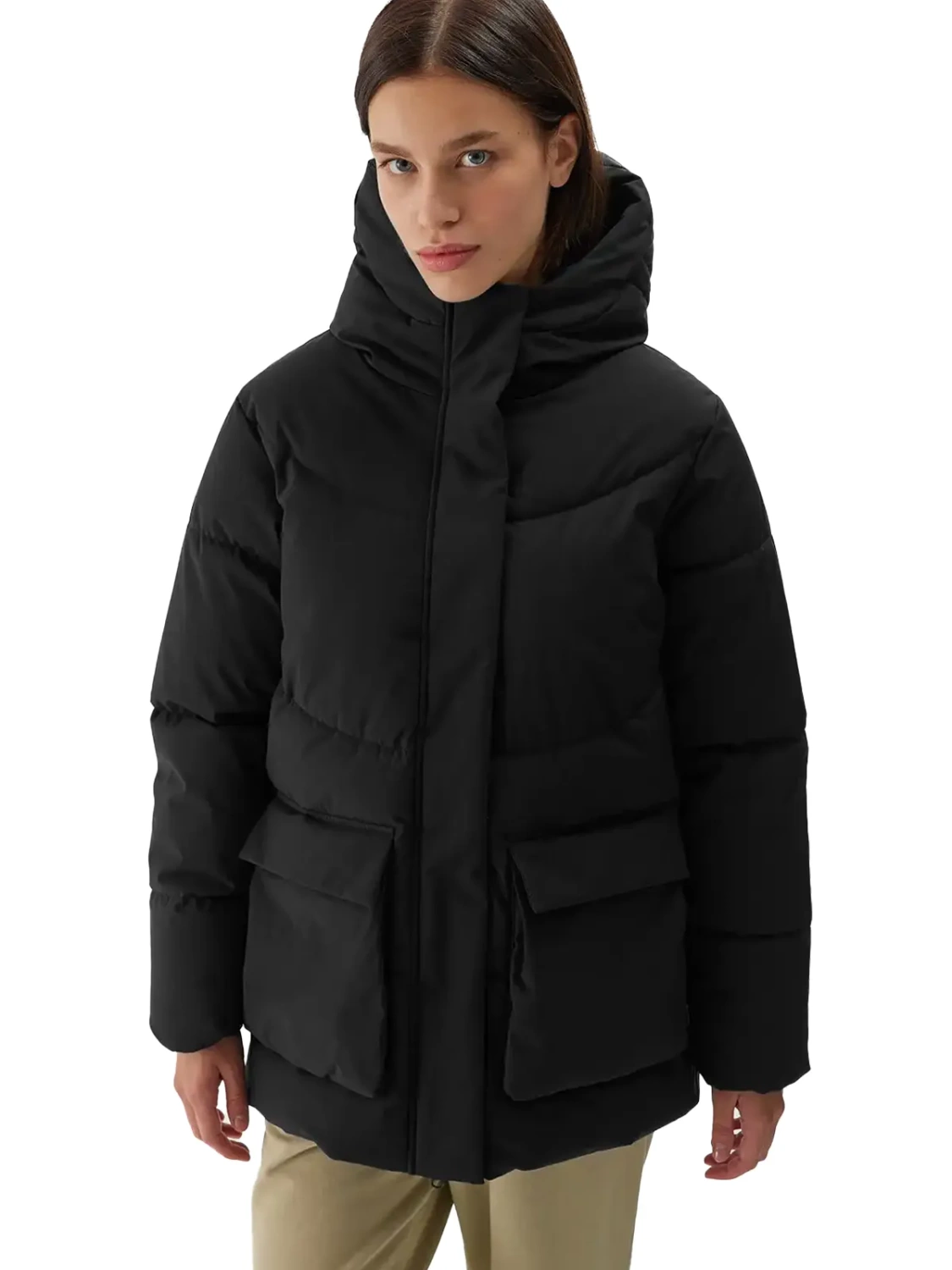 Kurtka damska zimowa puchowa 4F 4FWAW24TDJAF474-20S