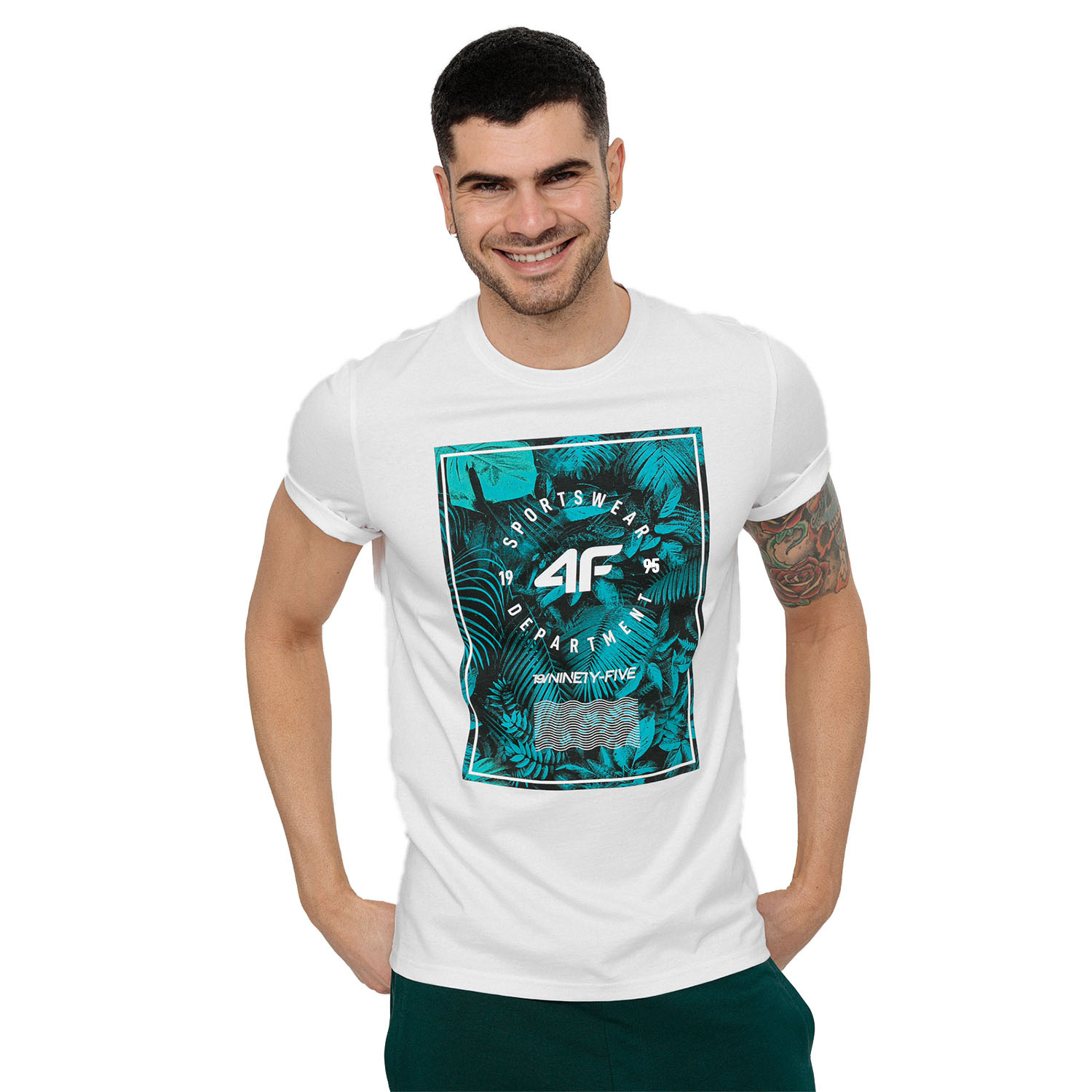Koszulka męska 4F H4L22-TSM036-10S