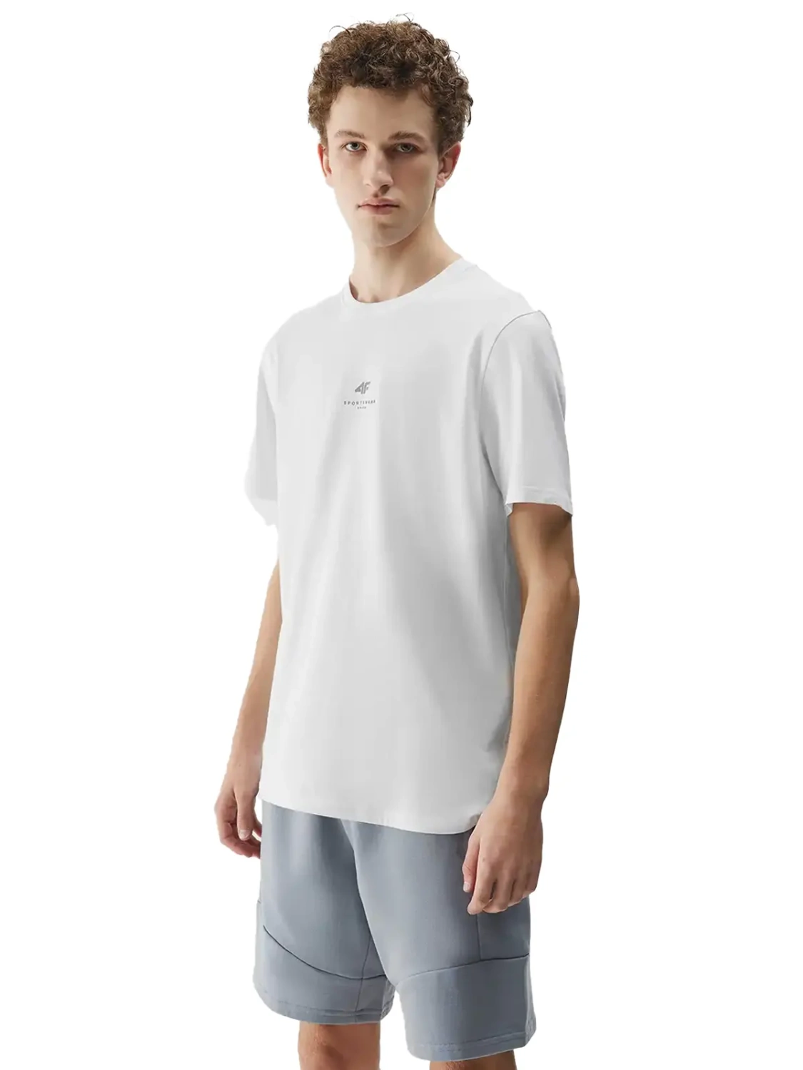 Koszulka męska 4F 4FWSS24TTSHM1282-10S 