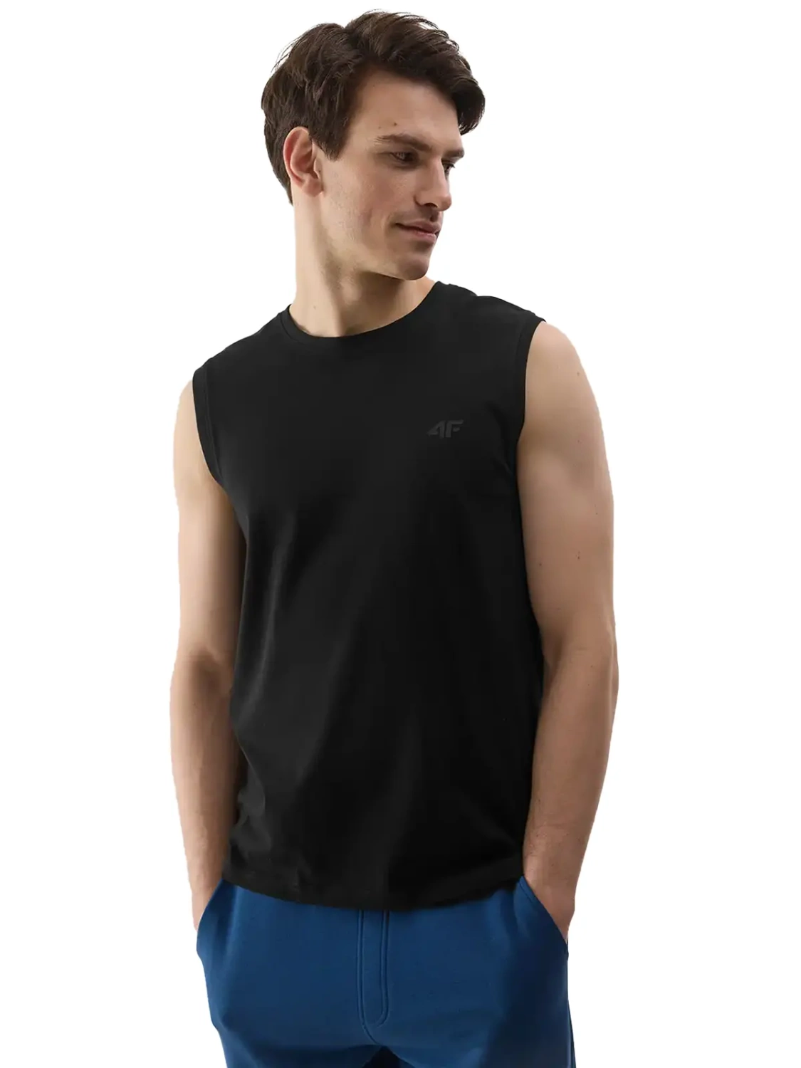 Koszulka męska  4F 4FWSS24TSLEM075-20S