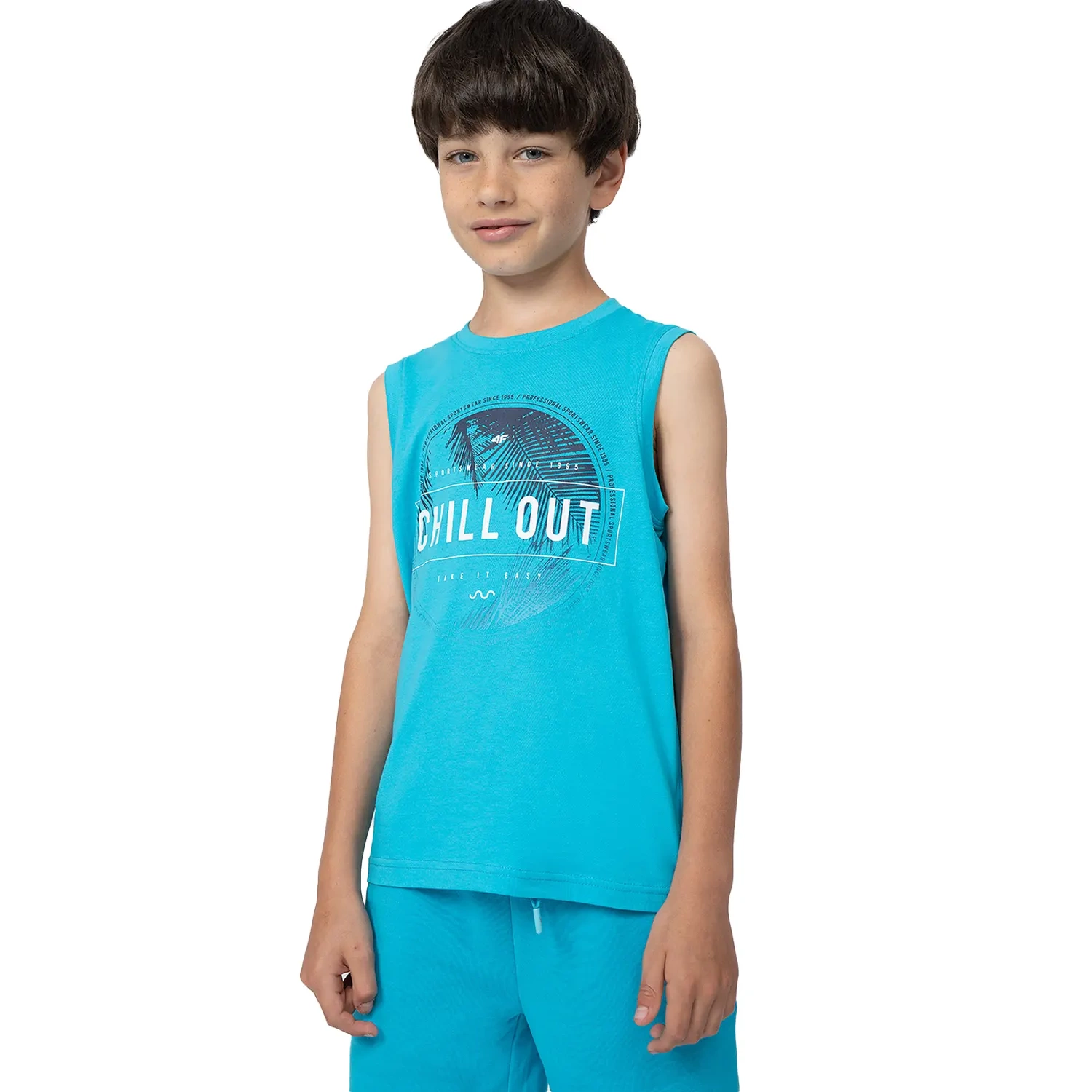 Koszulka dziecięca 4F 4FJSS23TTSHM287-35S