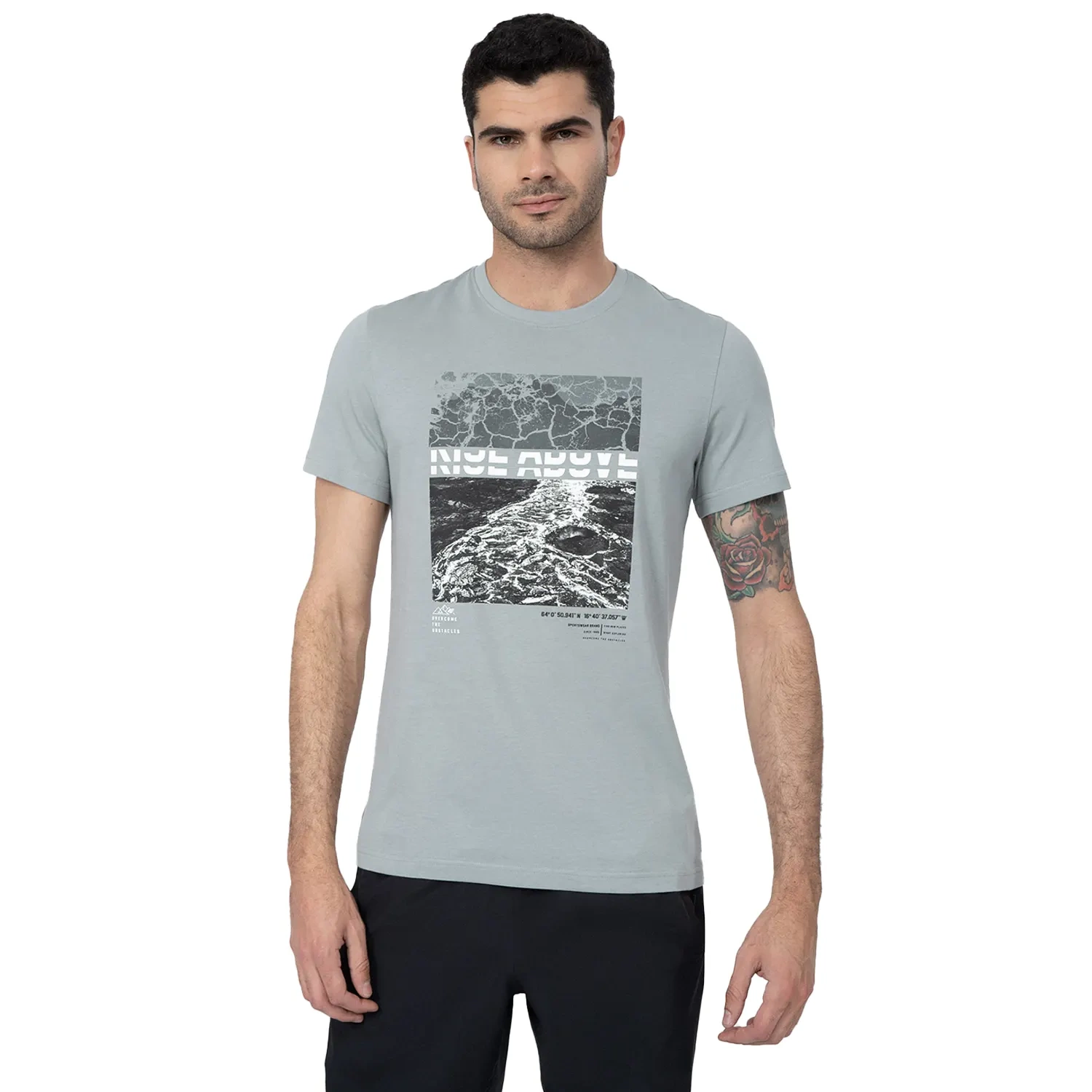 Koszulka męska 4F 4FSS23TTSHM490-25S